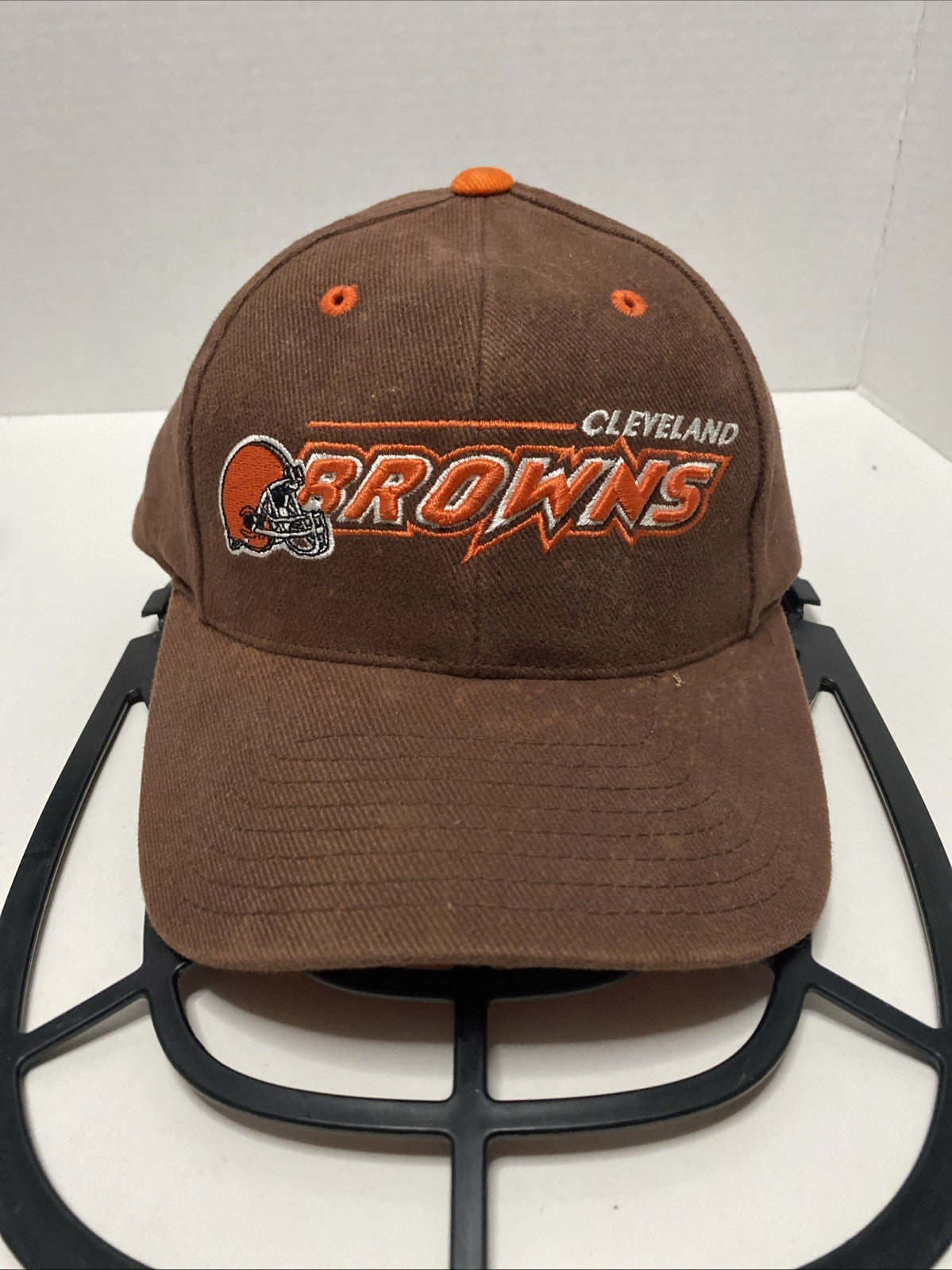 Vintage CLEVELAND BROWNS NFL Logo Sports Baseball Trucker Cap Hat 