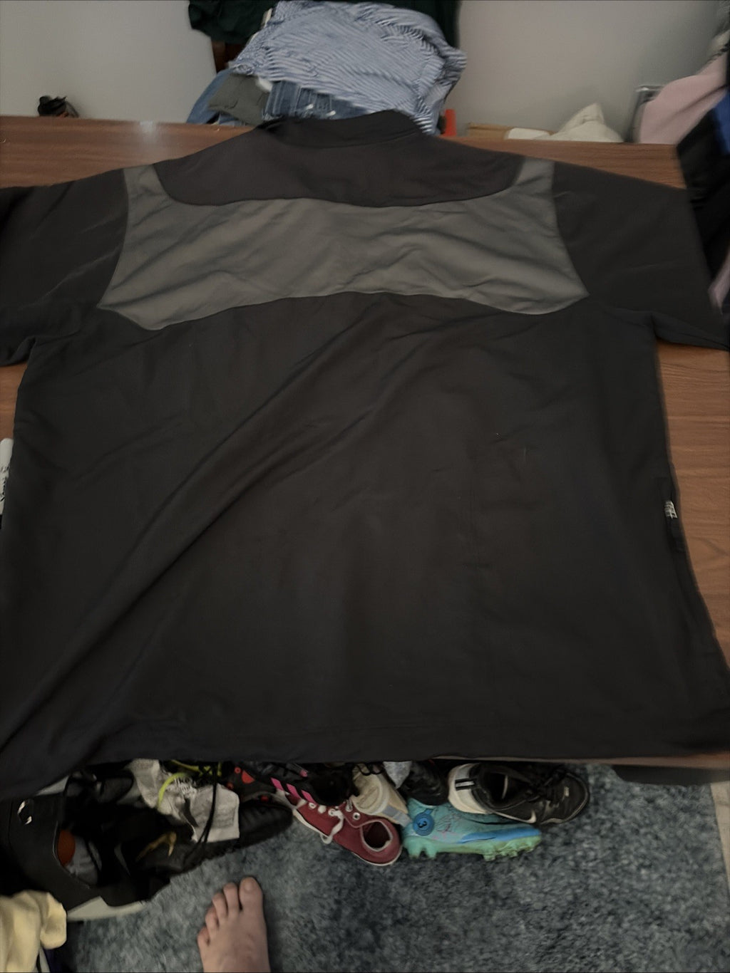Nike Golf Men’s 2XL MLB Pittsburgh Pirate Warm-Up Top Quarter Zip Up
