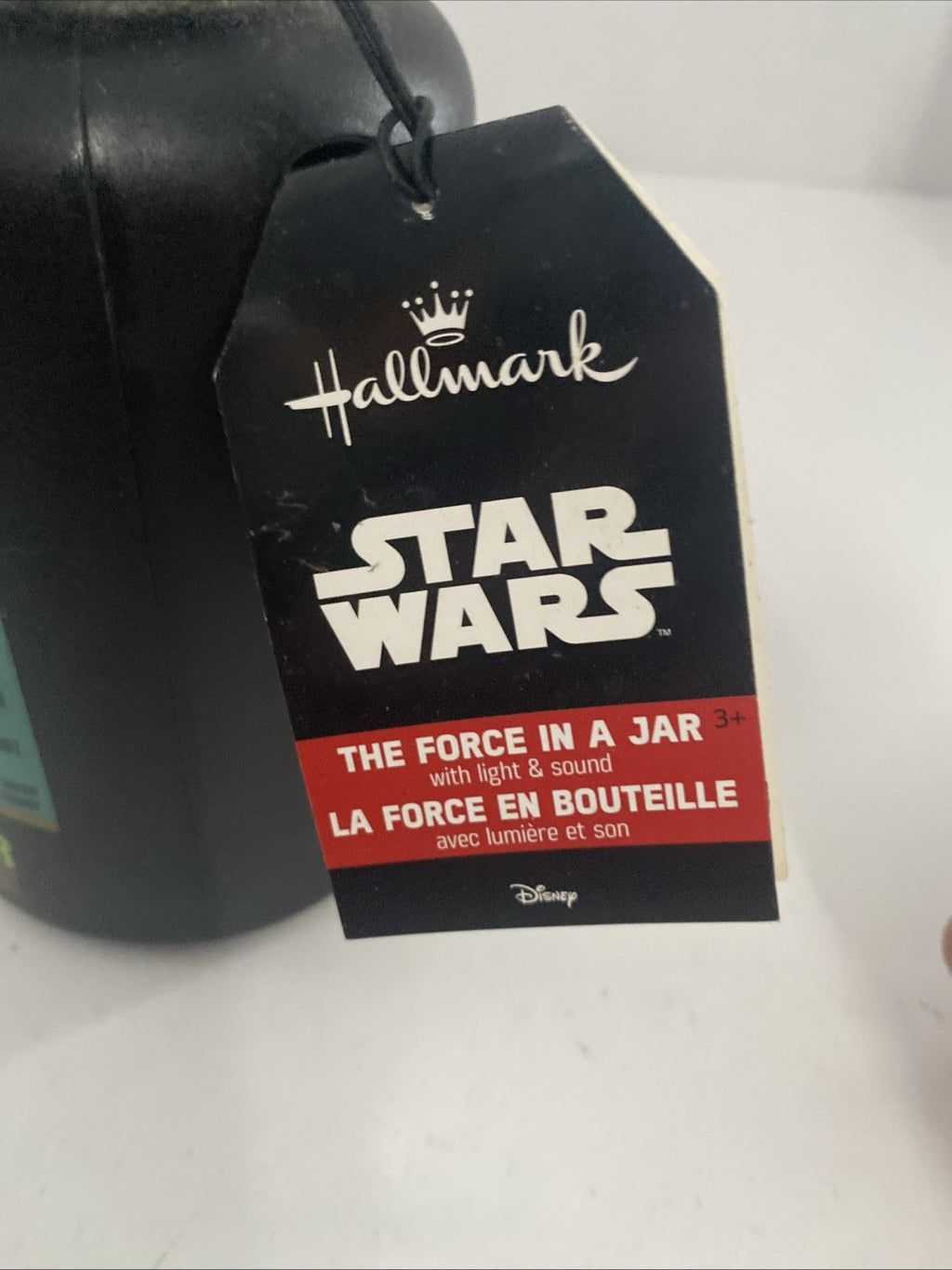 Euc 2015 Hallmark The Force In A Jar Yoda Star Wars Hologram and Sound Works 