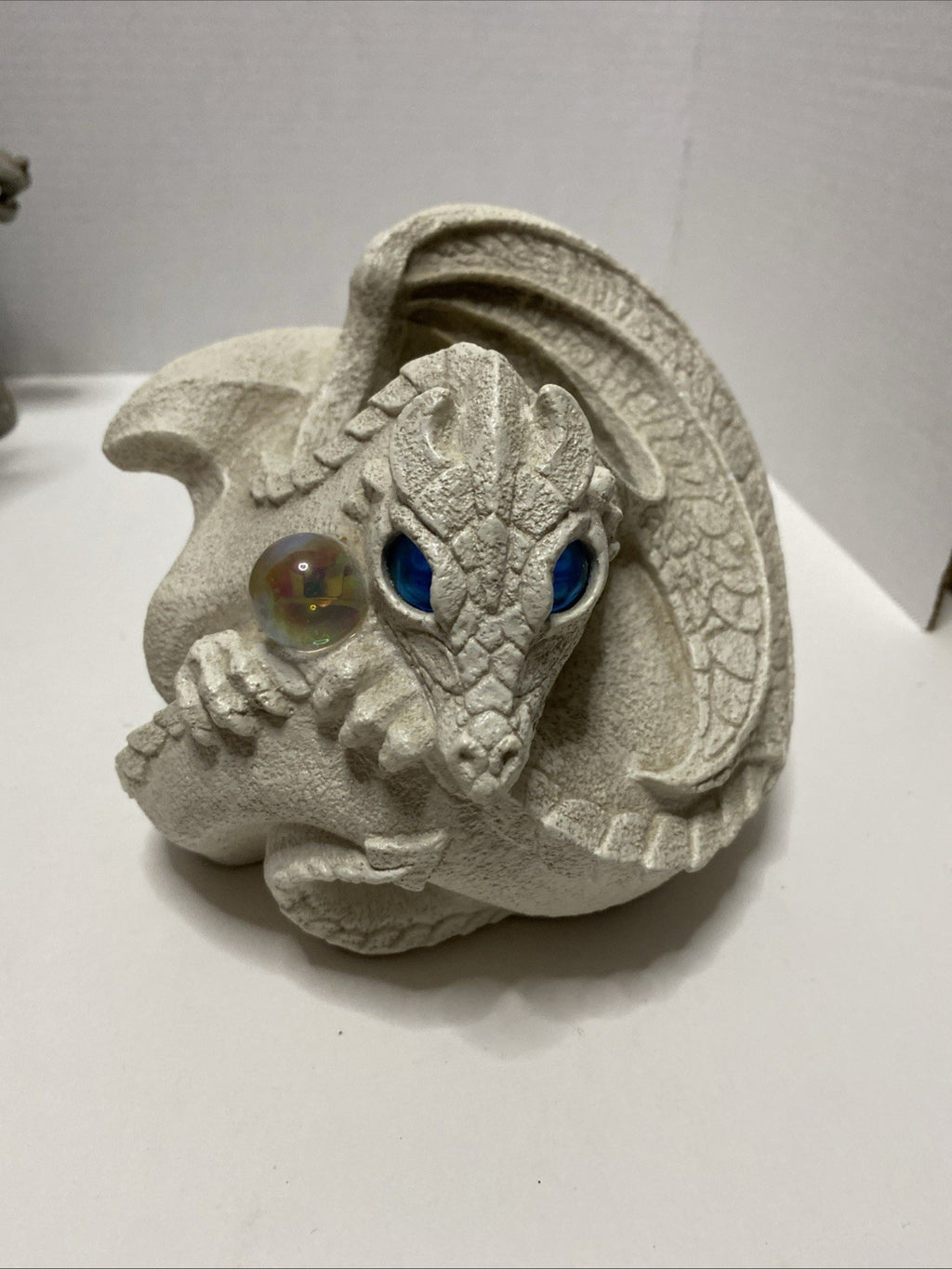 Windstone Editions Pena Dragon Candle Lamp 1999 White D&D Magic Castle