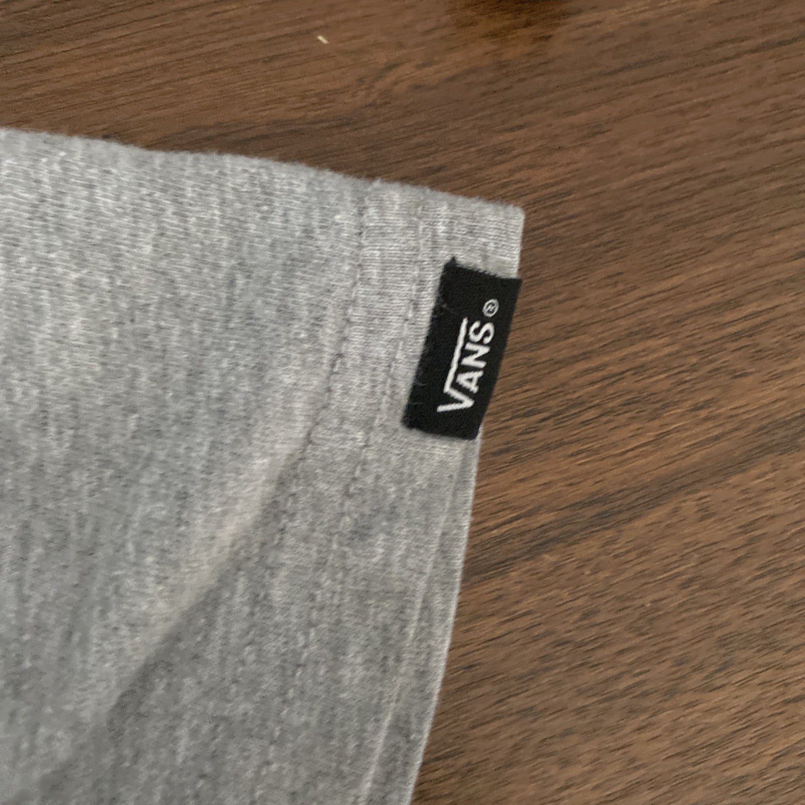 Vans large 12–14 gray short sleeve shirt