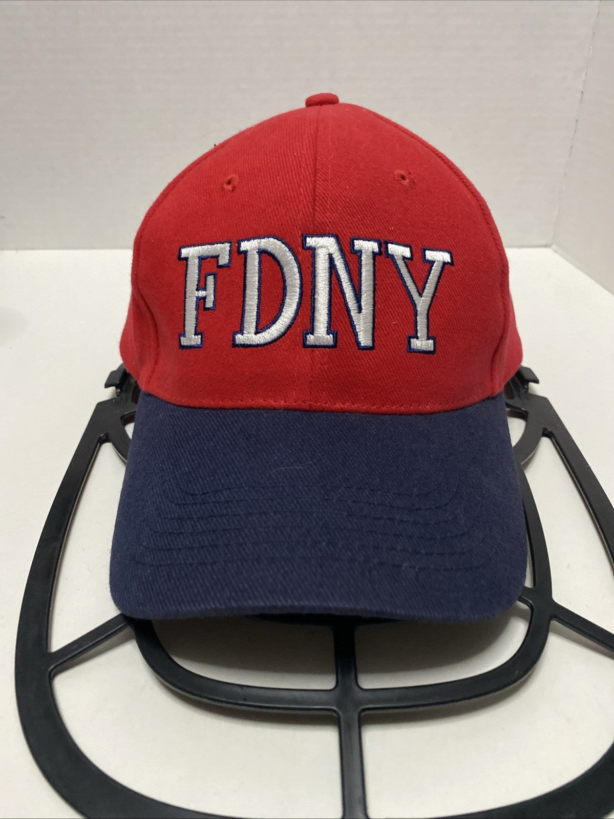 FDNY New York Fire Department Hat Cap Adjustable Snapback red white blue