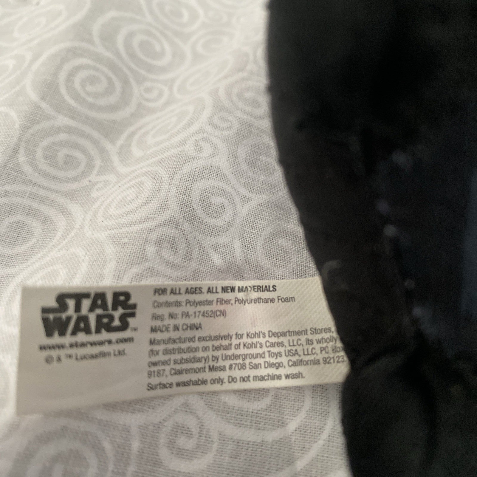 Disney Star Wars Darth Vader Plush Stuffed Animal 7" Lucasfilm Big Head