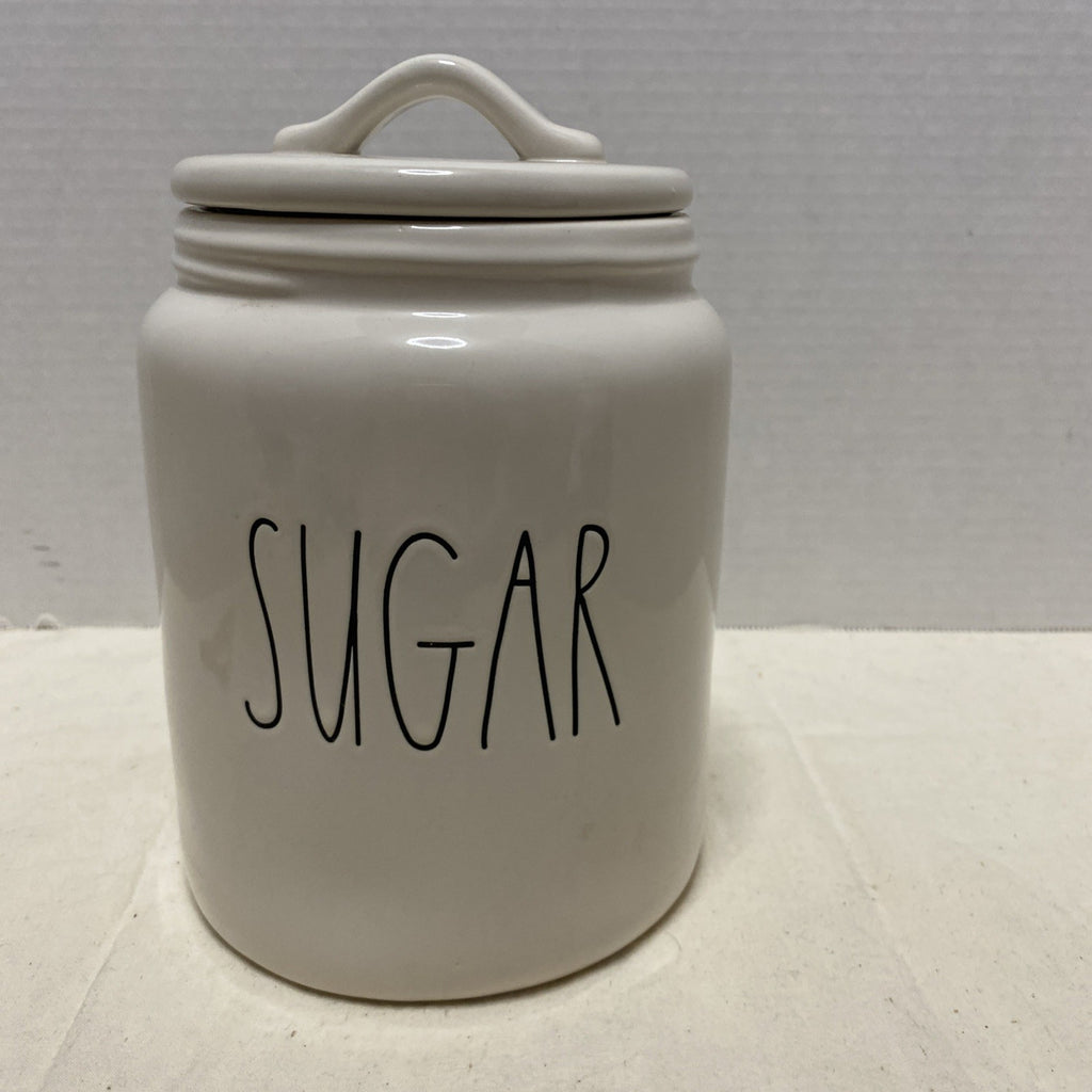 Rae Dunn ceramic large letters “Sugar” canister