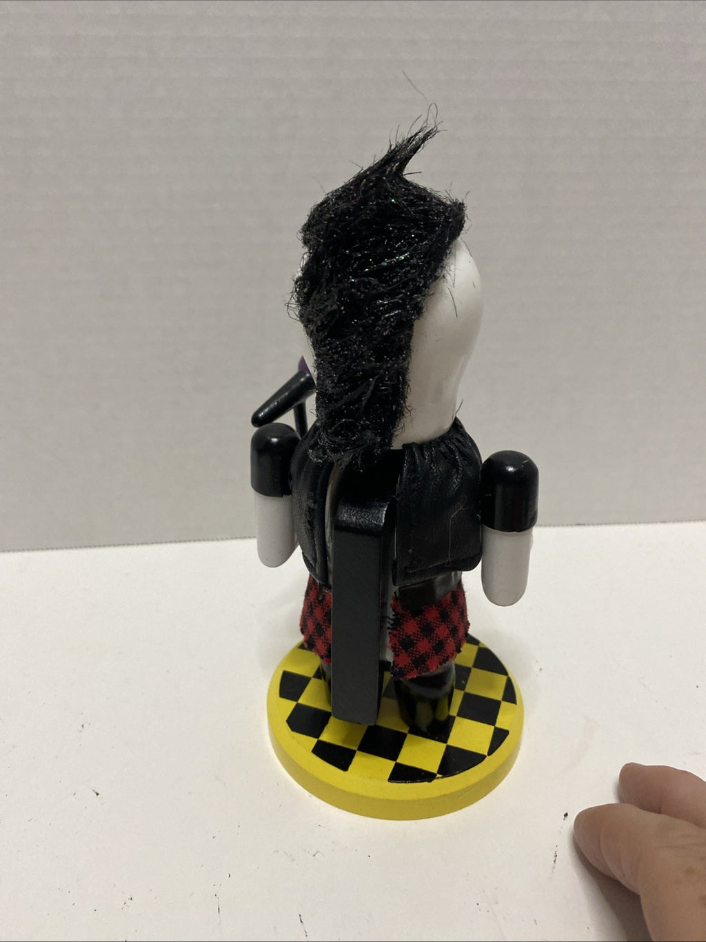 World Market 2014 Zombie Punk Rock Nutcracker Singer Halloween 7" Tall