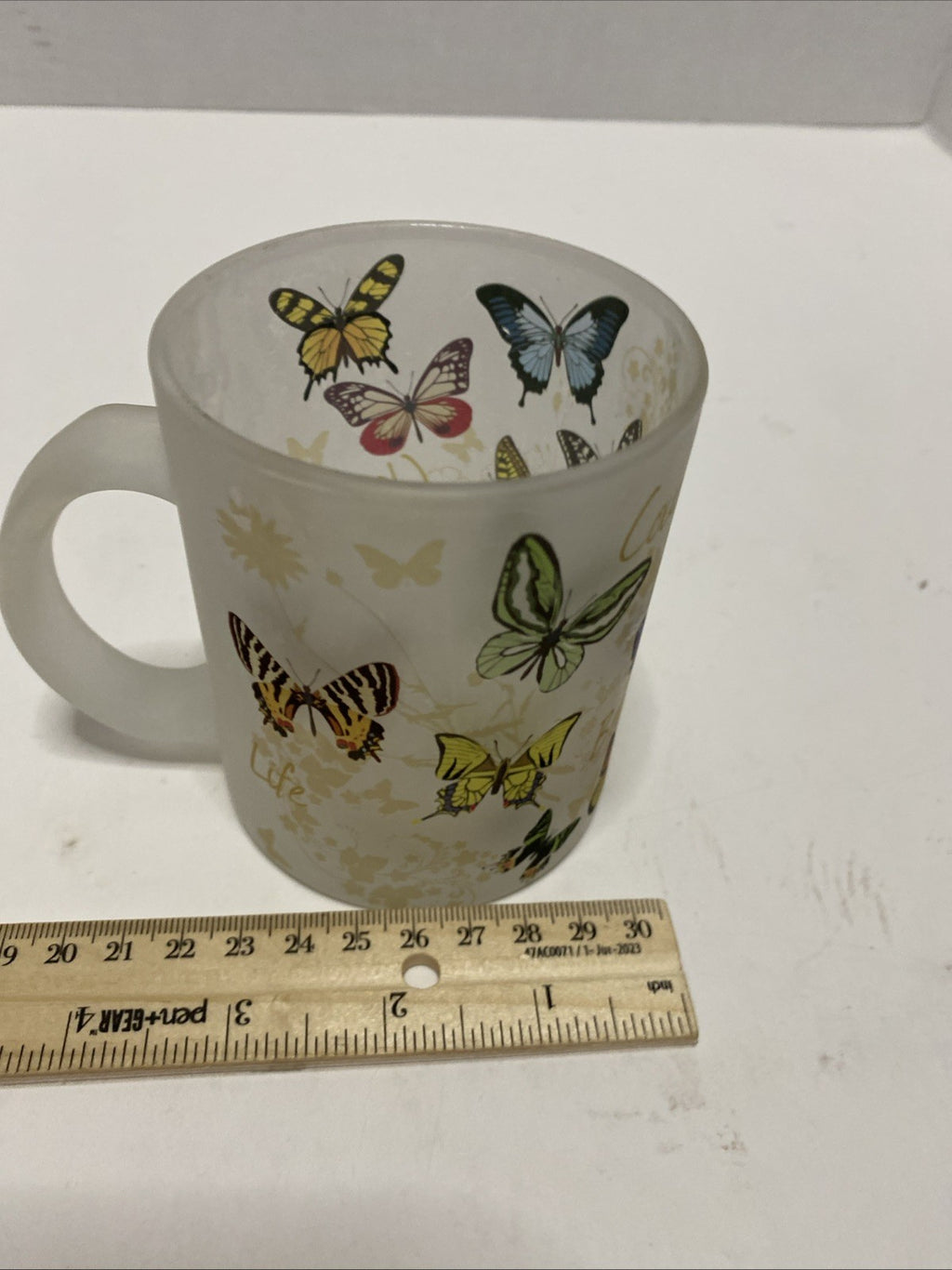 United States Holocaust Memorial Museum Washington DC Frosted Mug Butterflies