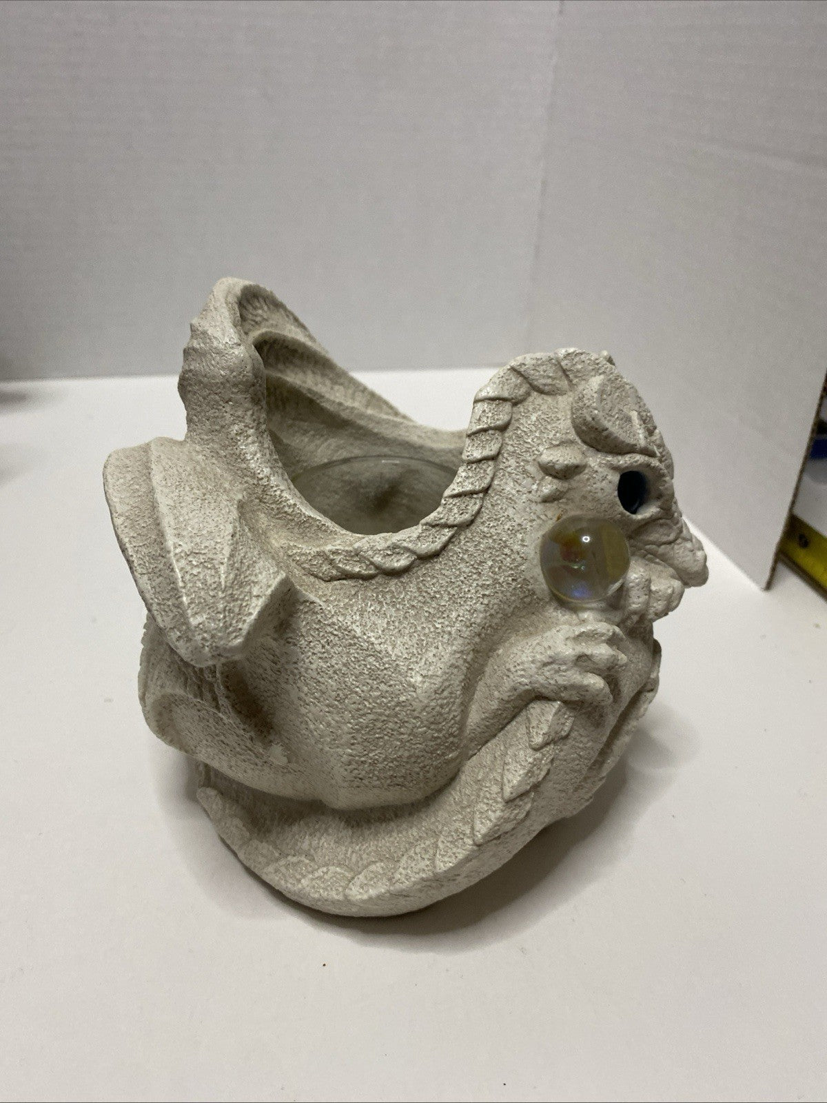 Windstone Editions Pena Dragon Candle Lamp 1999 White D&D Magic Castle