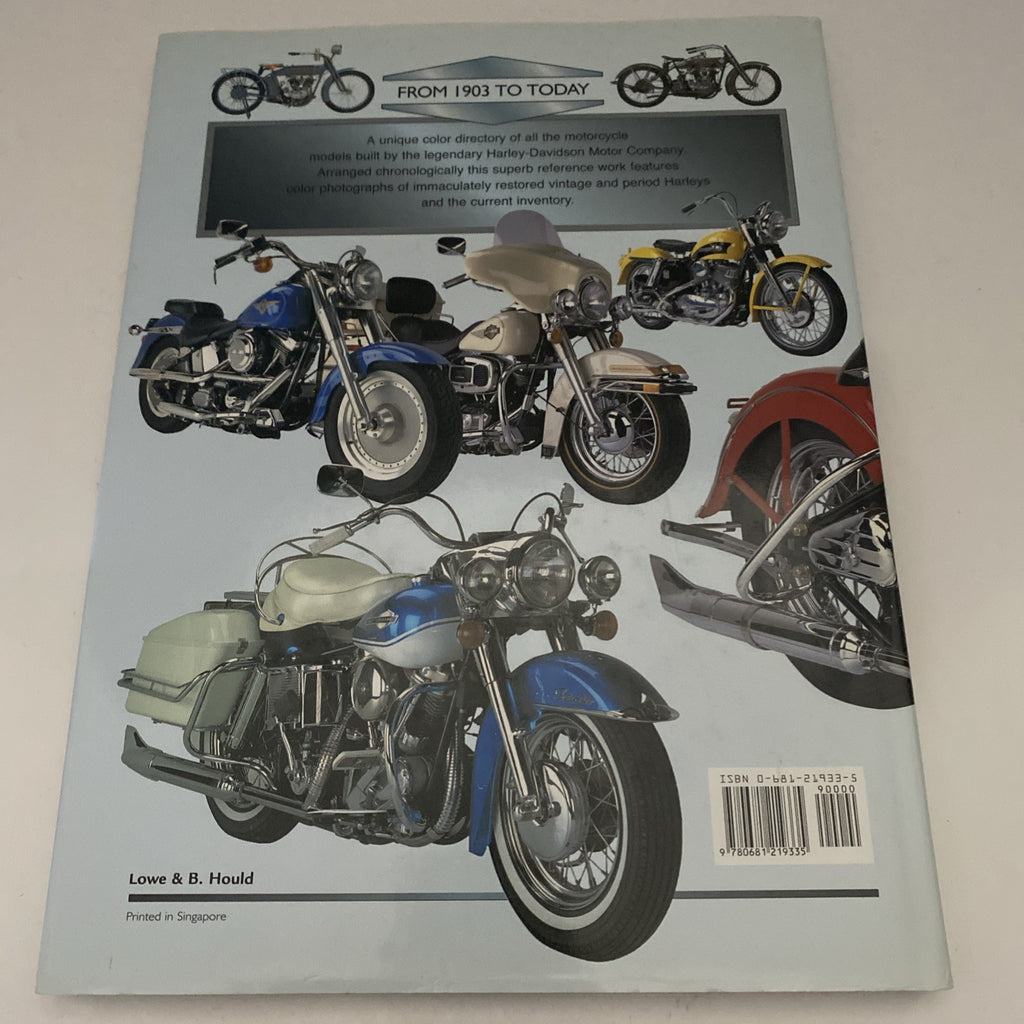 The Complete Catalog of Harley - Davidson A Model -By - Model History Of  - GOOD