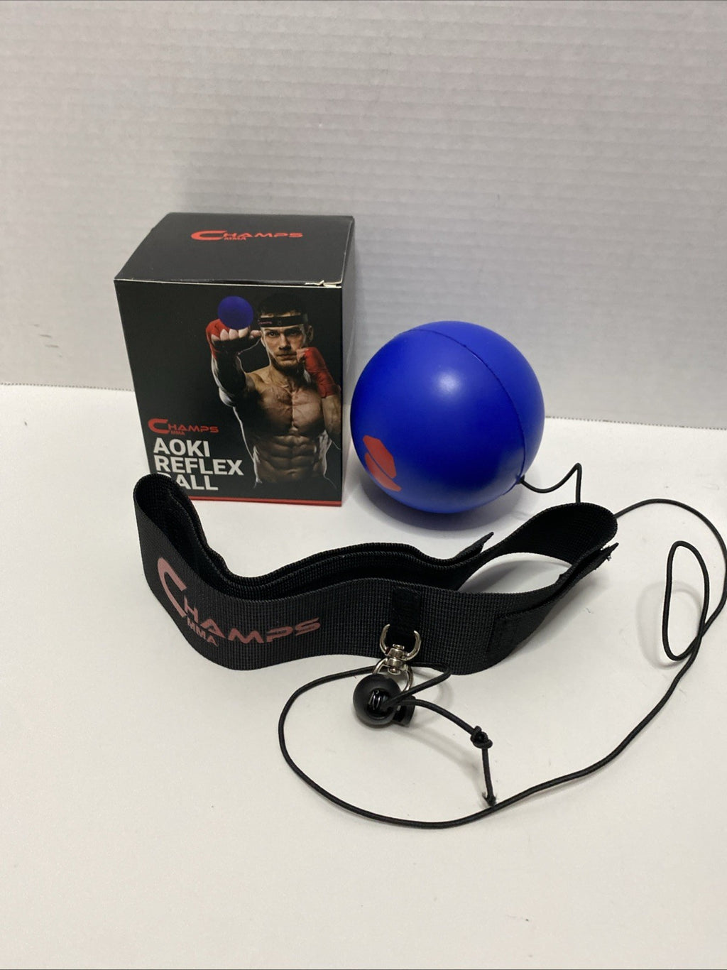 Champs MMA Red Reflex Ball Set
