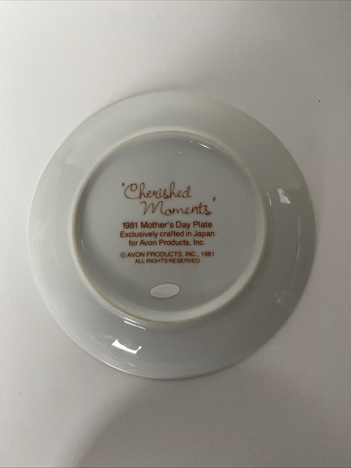1981-84 Avon Mothers Day Collector Plates 5” Vintage