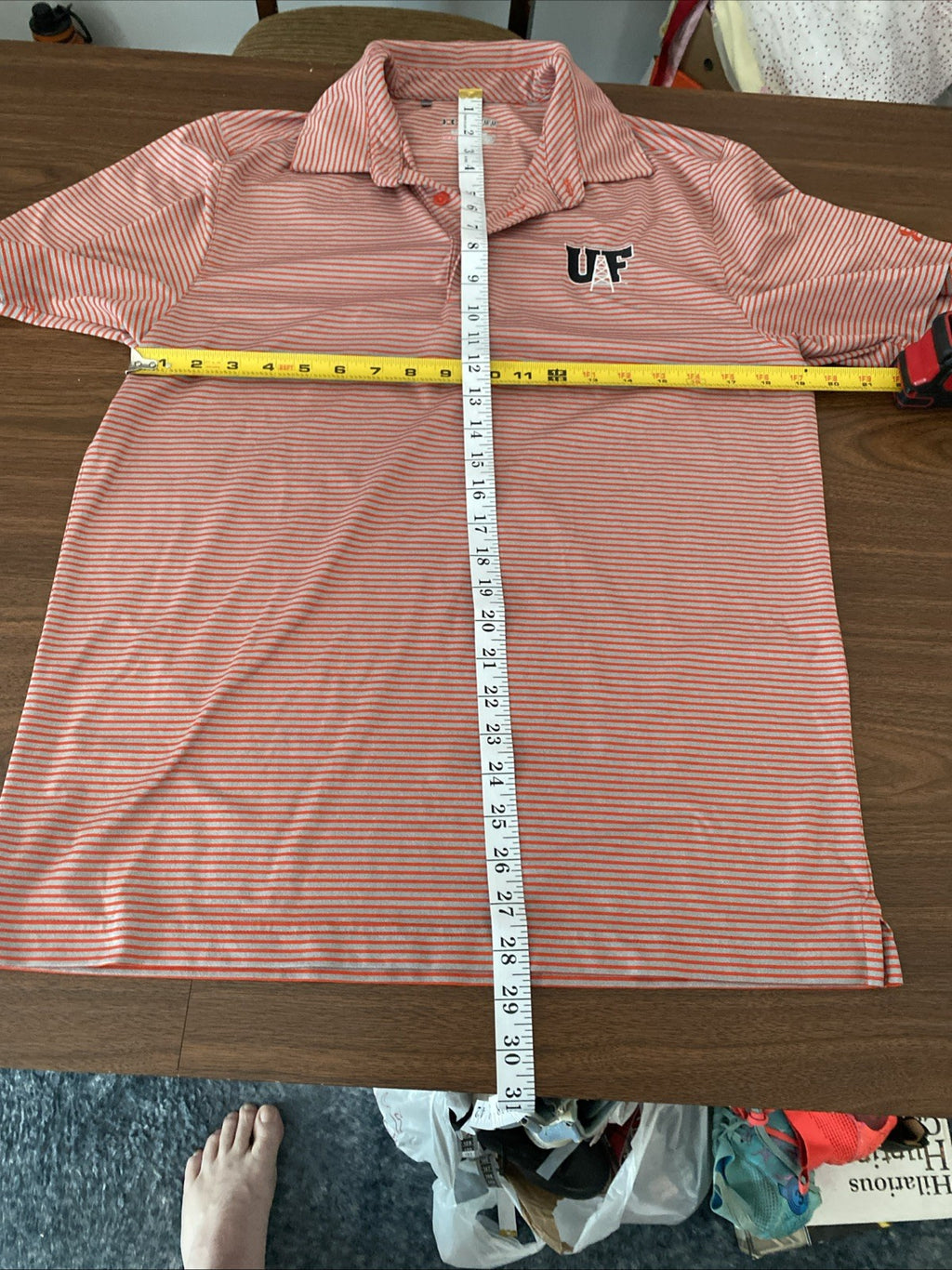 Under Armour men’s loose medium golf polo university of Findlay Oilers