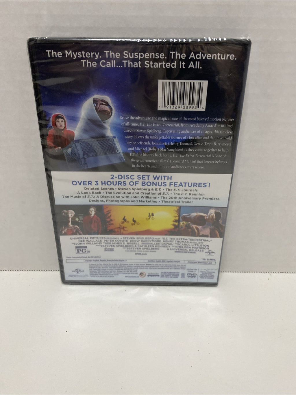 E.T. The Extra-Terrestrial (DVD 2-Disc NEW 1982) Sci-Fi Steven Spielberg Sealed 