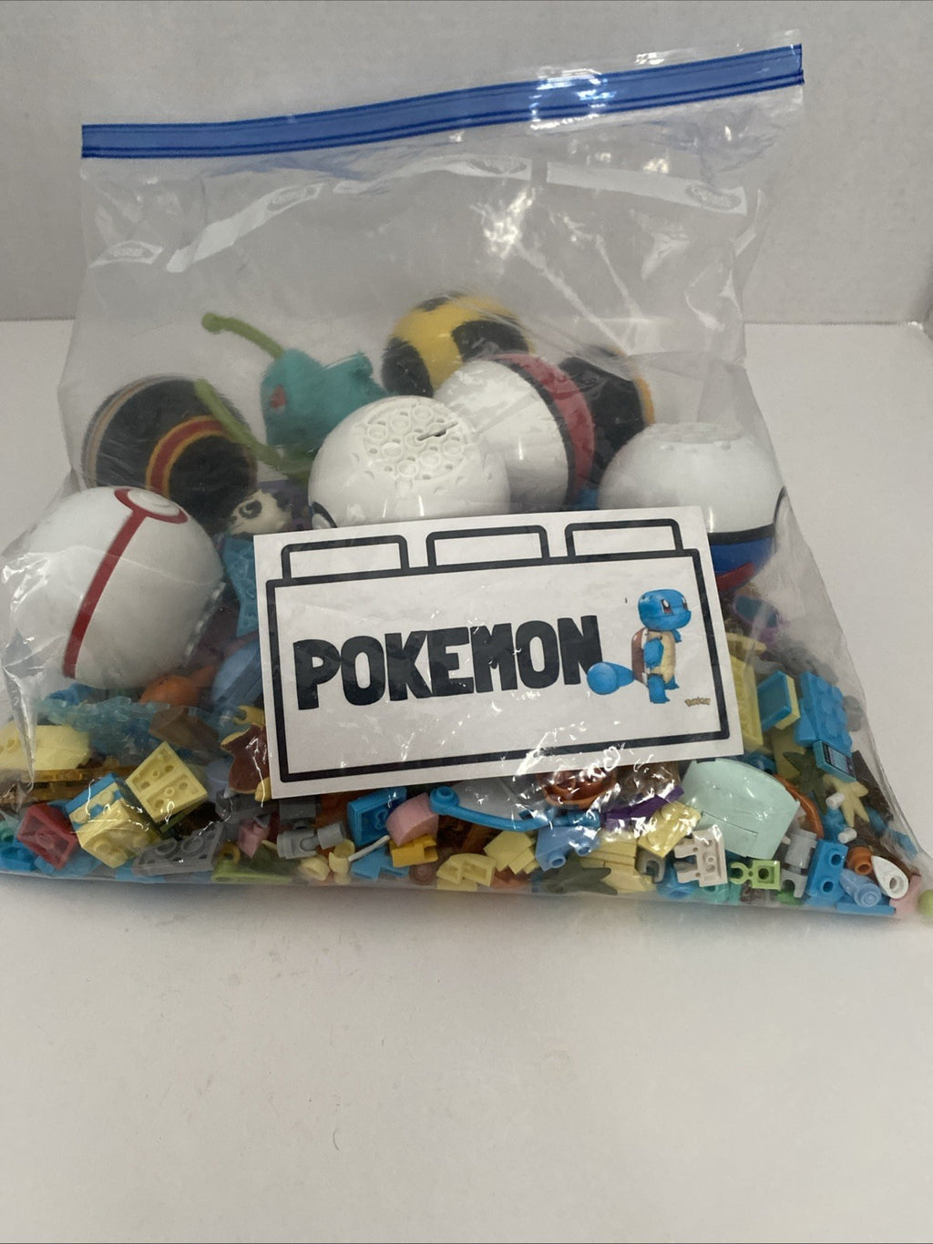 Pokémon Legos and Pokémon McDonald’s land toys bulk just under 2 pounds