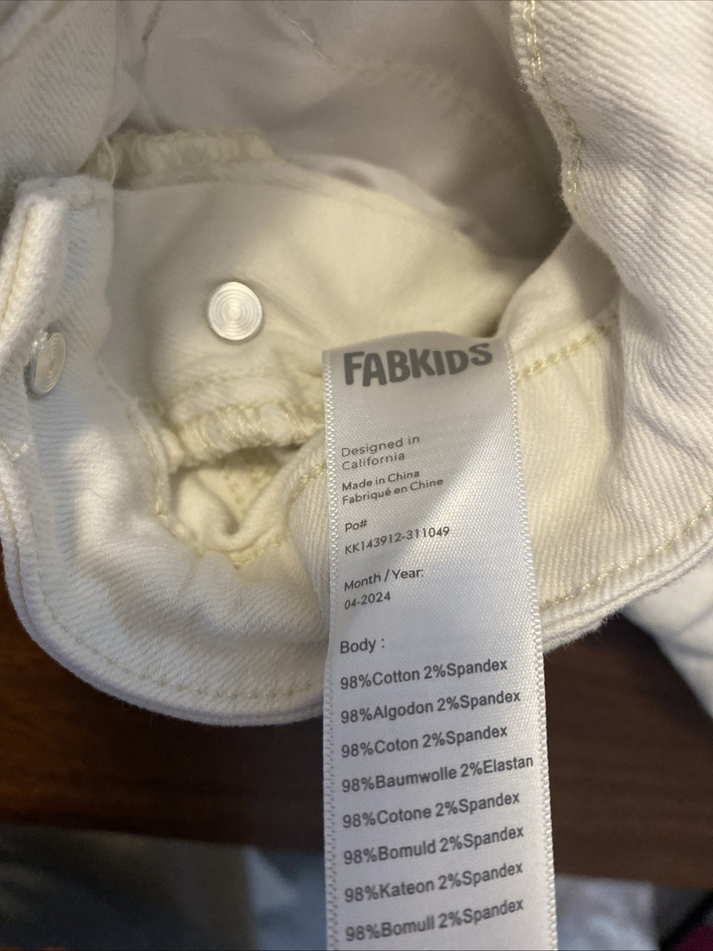 Fankids Bib Overalls Shorts (16) White