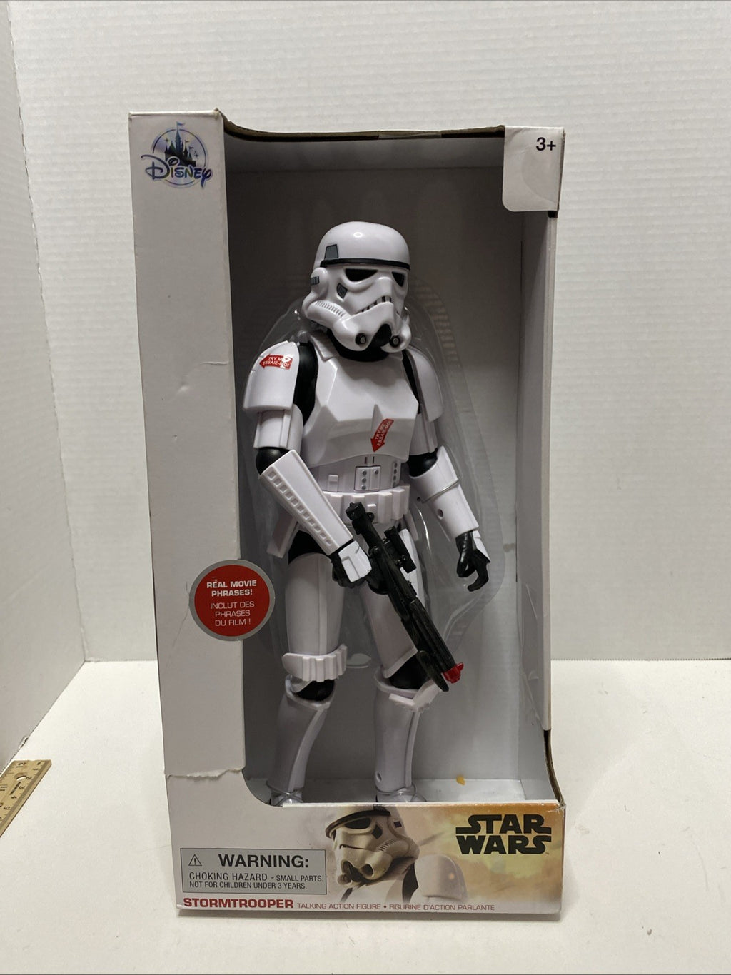 Disney Store STAR WARS Talking STORMTROOPER 13" Figure NIB