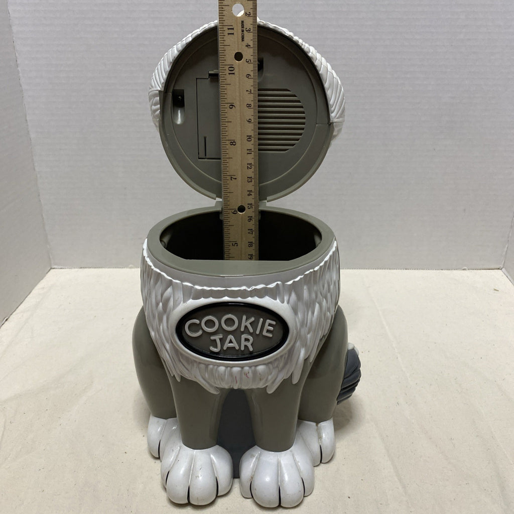 Vintage Fun Wolf Cookie Jar Howling Sound Affect 1998 Tested And Working