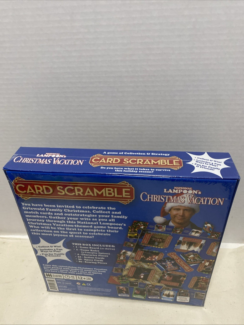 National Lampoon Christmas Vacation Card Scramble Game Chevy Chase Griswold
