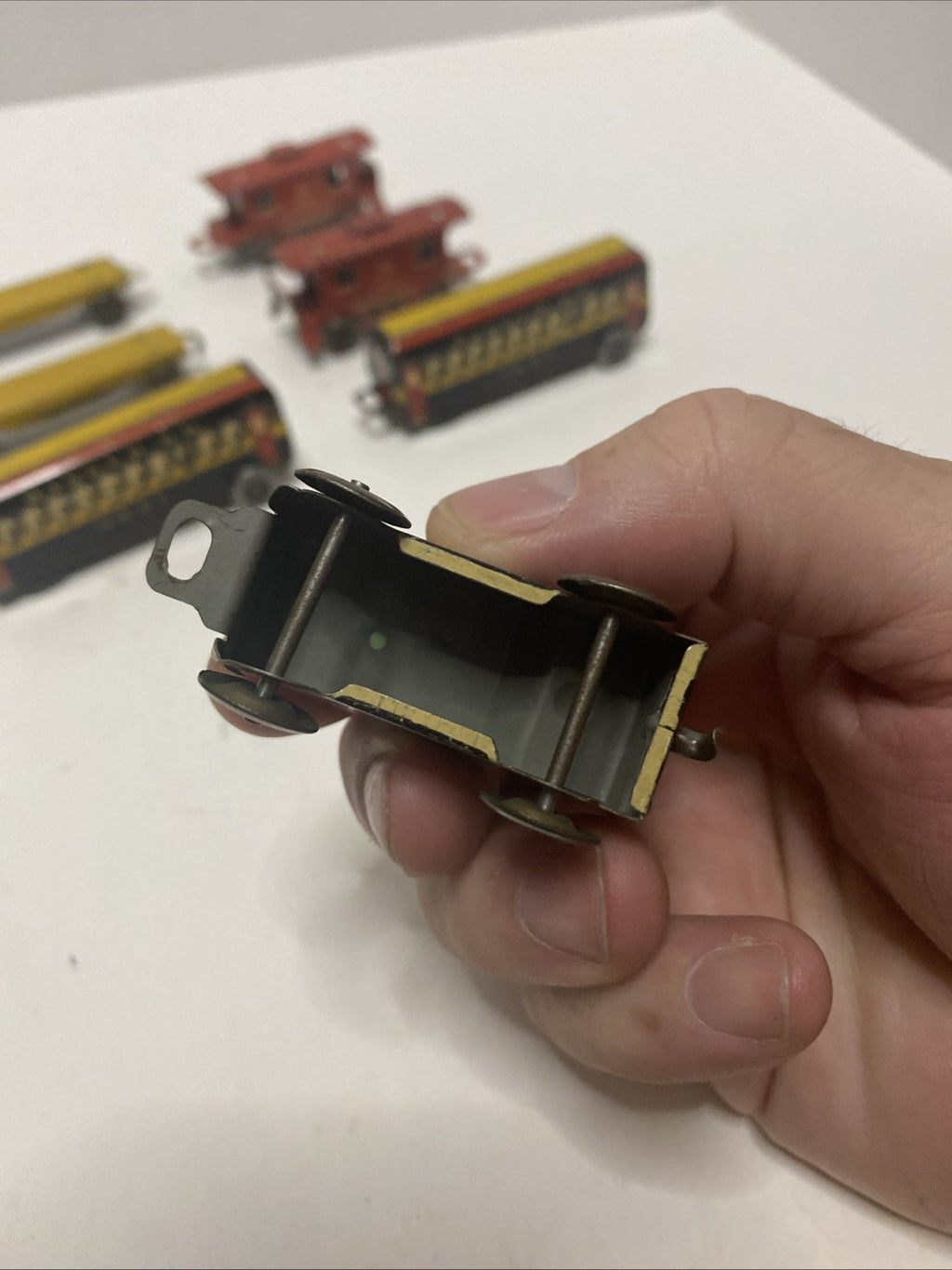 Ranger R.R. Tin Train 10 Cars  3 Engines Please See Pics
