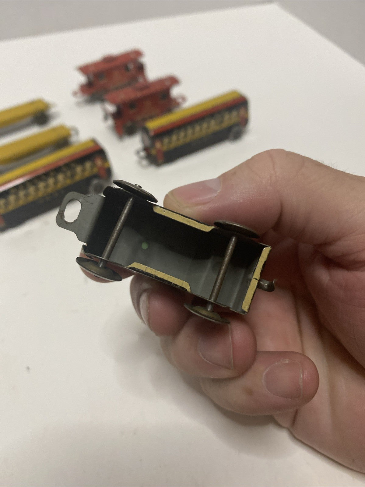 Ranger R.R. Tin Train 10 Cars  3 Engines Please See Pics