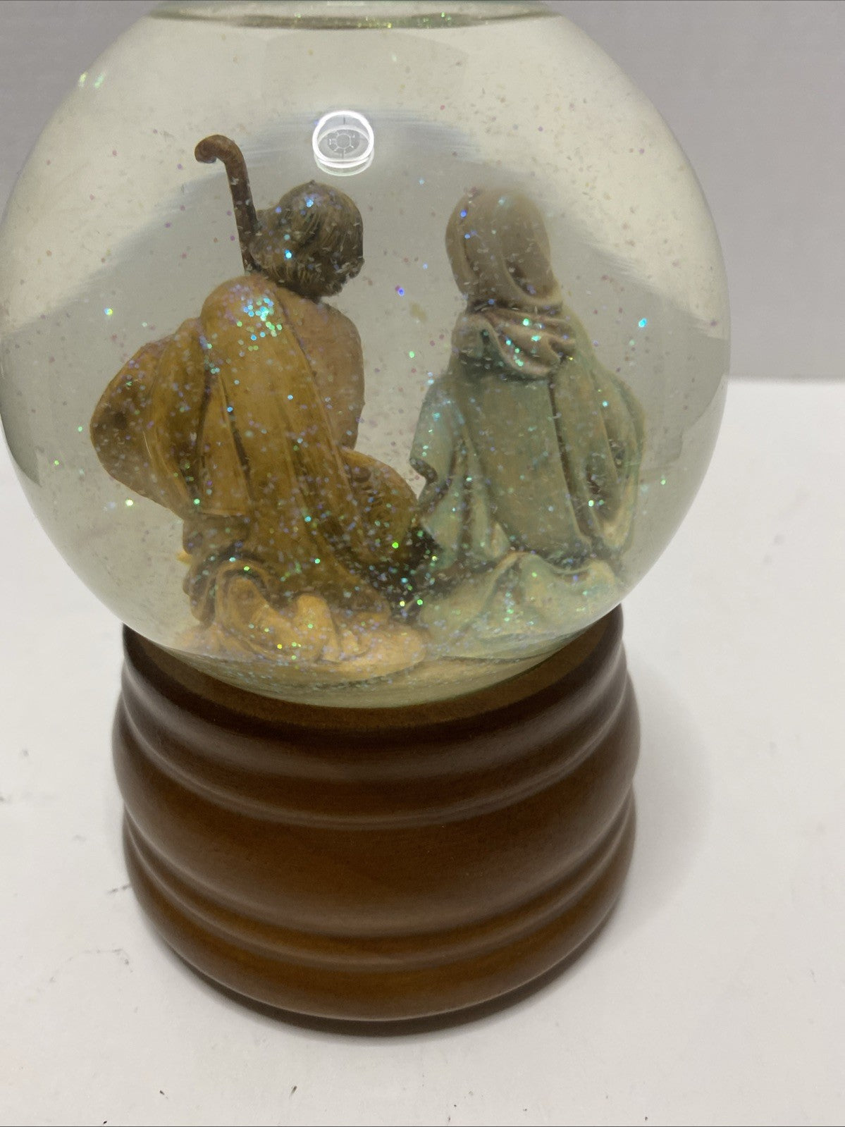 Fontanini Glitterdome Roman Inc Vintage Musical Holy Family O Holy Night  1989 