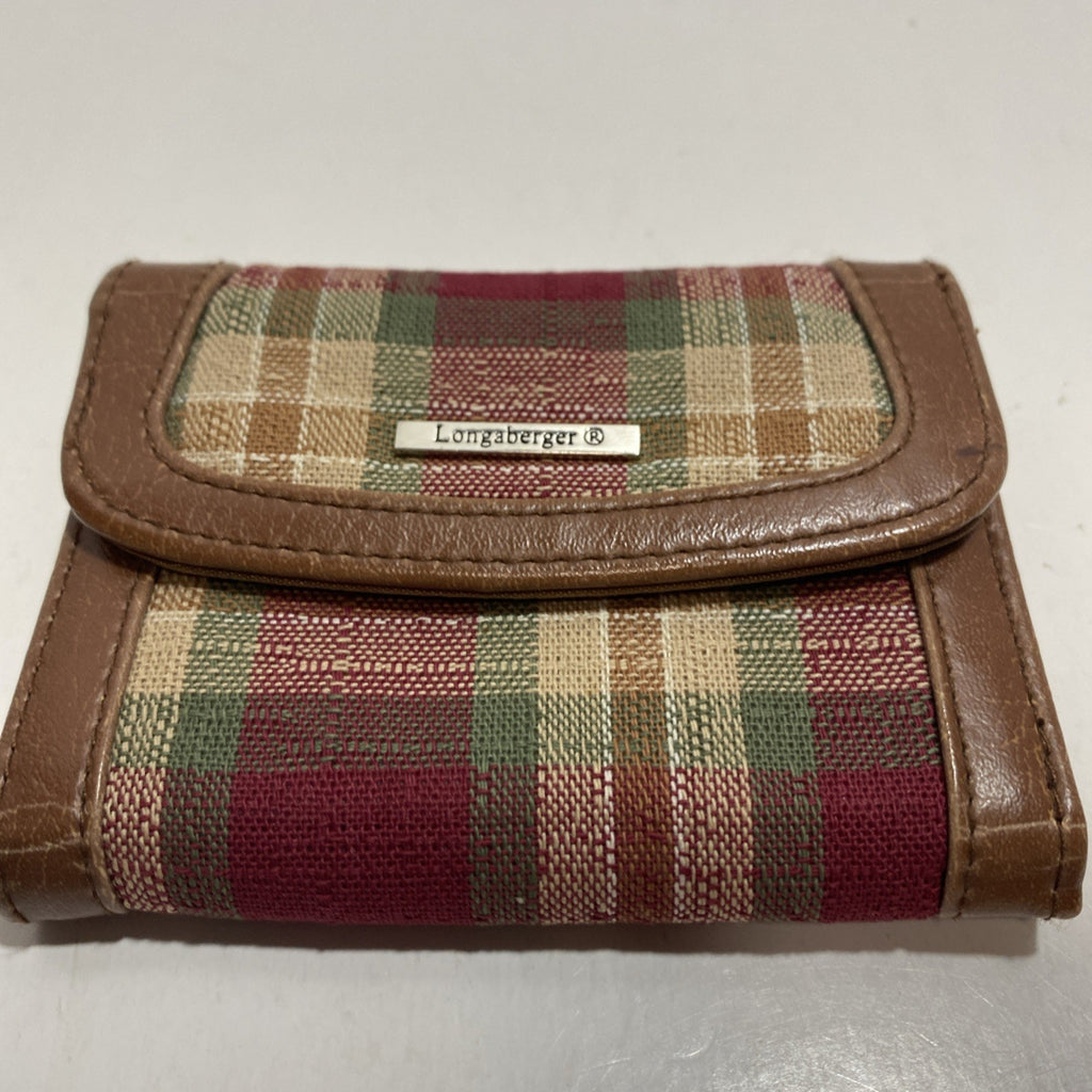 Longaberger Credit Card Snap Wallet 3" x 4"