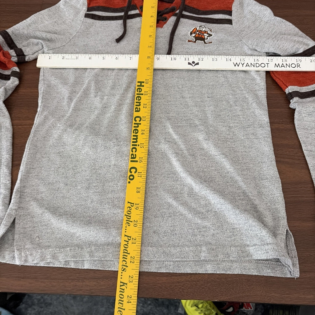 Antigua Women’s Small Cleveland Browns Hoodie Long Sleeve Shirt Pixie