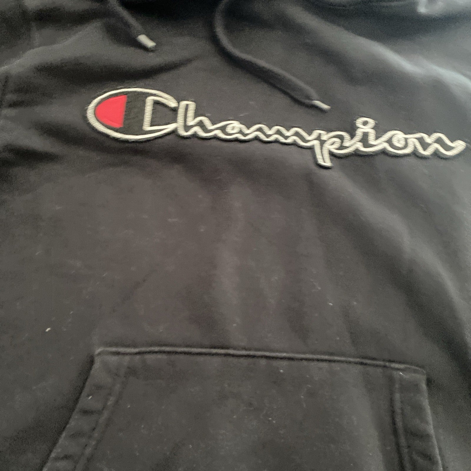 Champion Black Hoodie Men’s XL