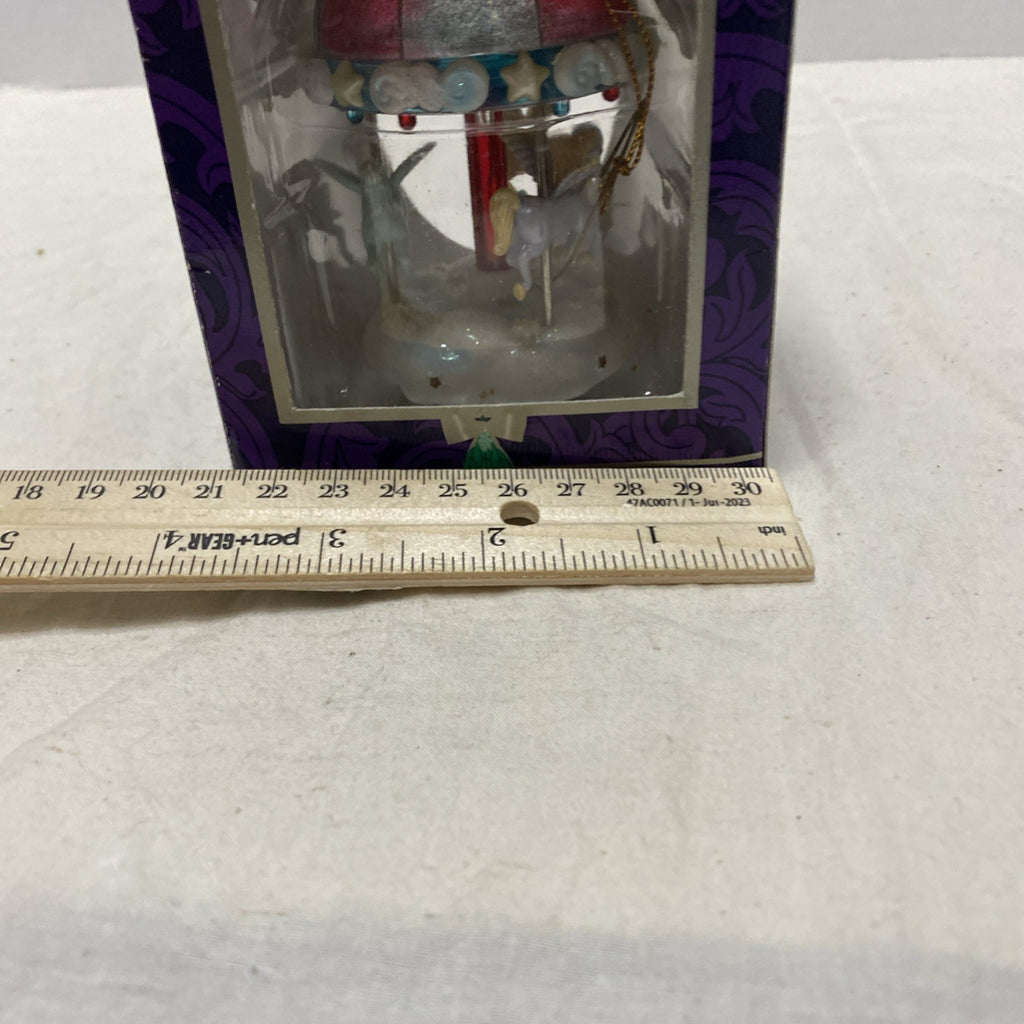 Vintage 1996 Matrix Industries Limited Round Carousel Horses Christmas