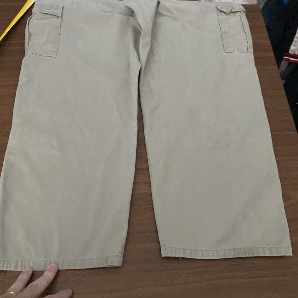 Wrangler Men’s Beige Cargo Pants Khaki 40X30 Outdoor Free Shipping