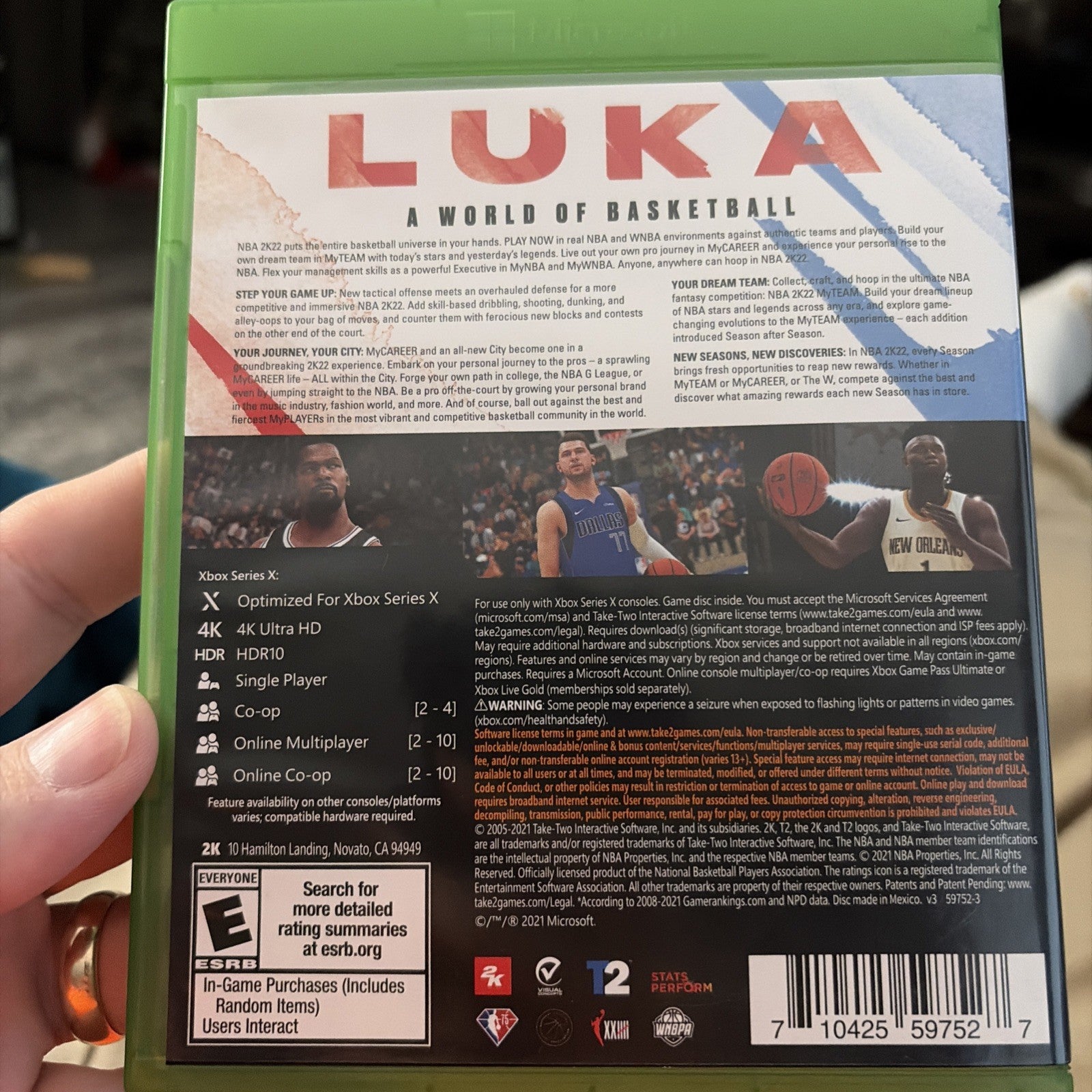 NBA 2K22 - Microsoft Xbox One