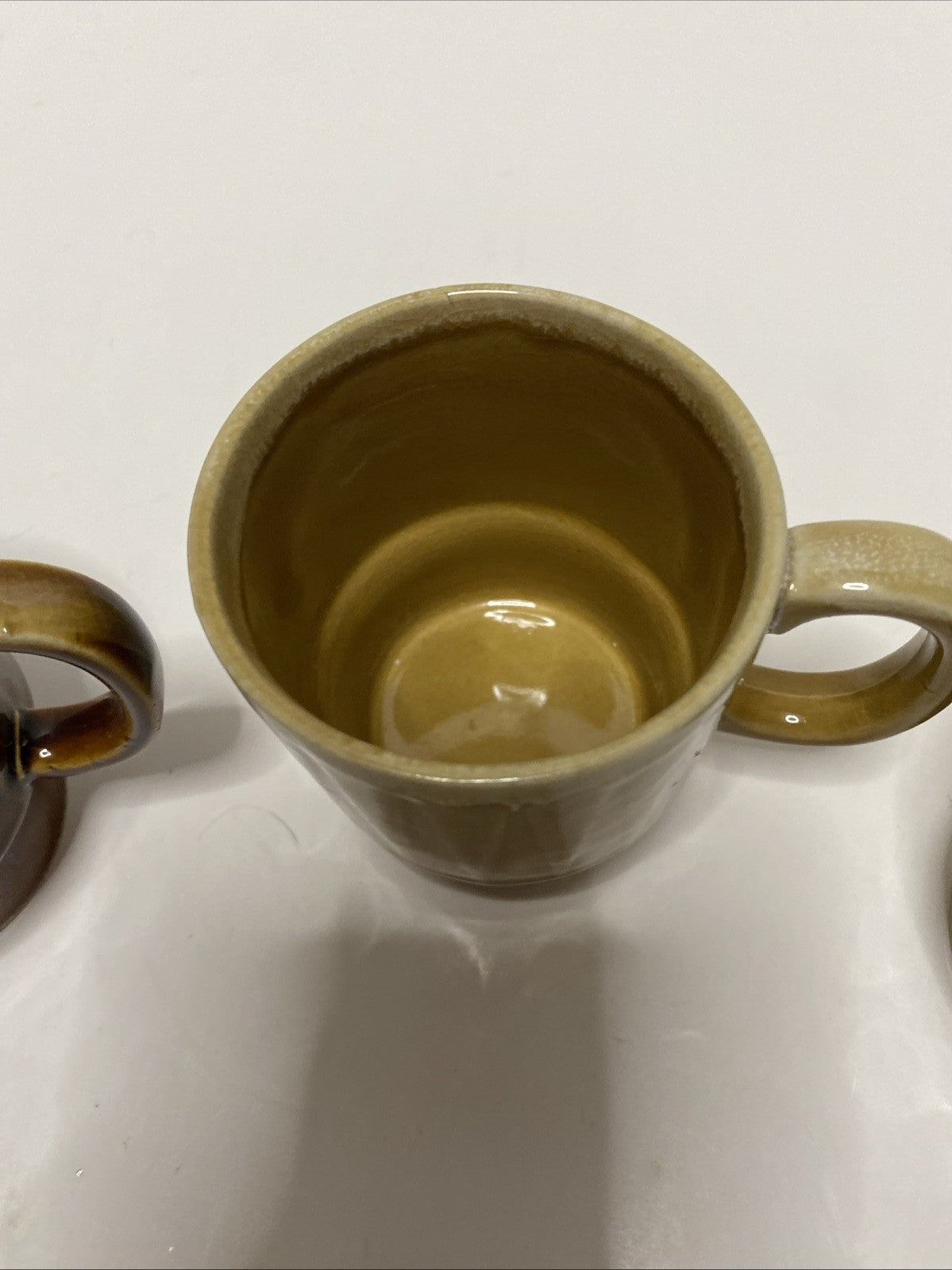 Vntg Stacking Coffee Mug Set of 3