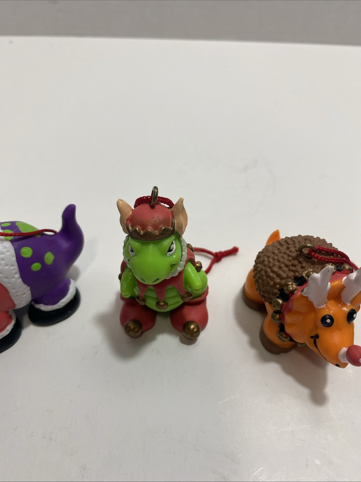 Vintage House Of LLoyd 1993 Christmas Around The World Dino Holidays Ornaments+1