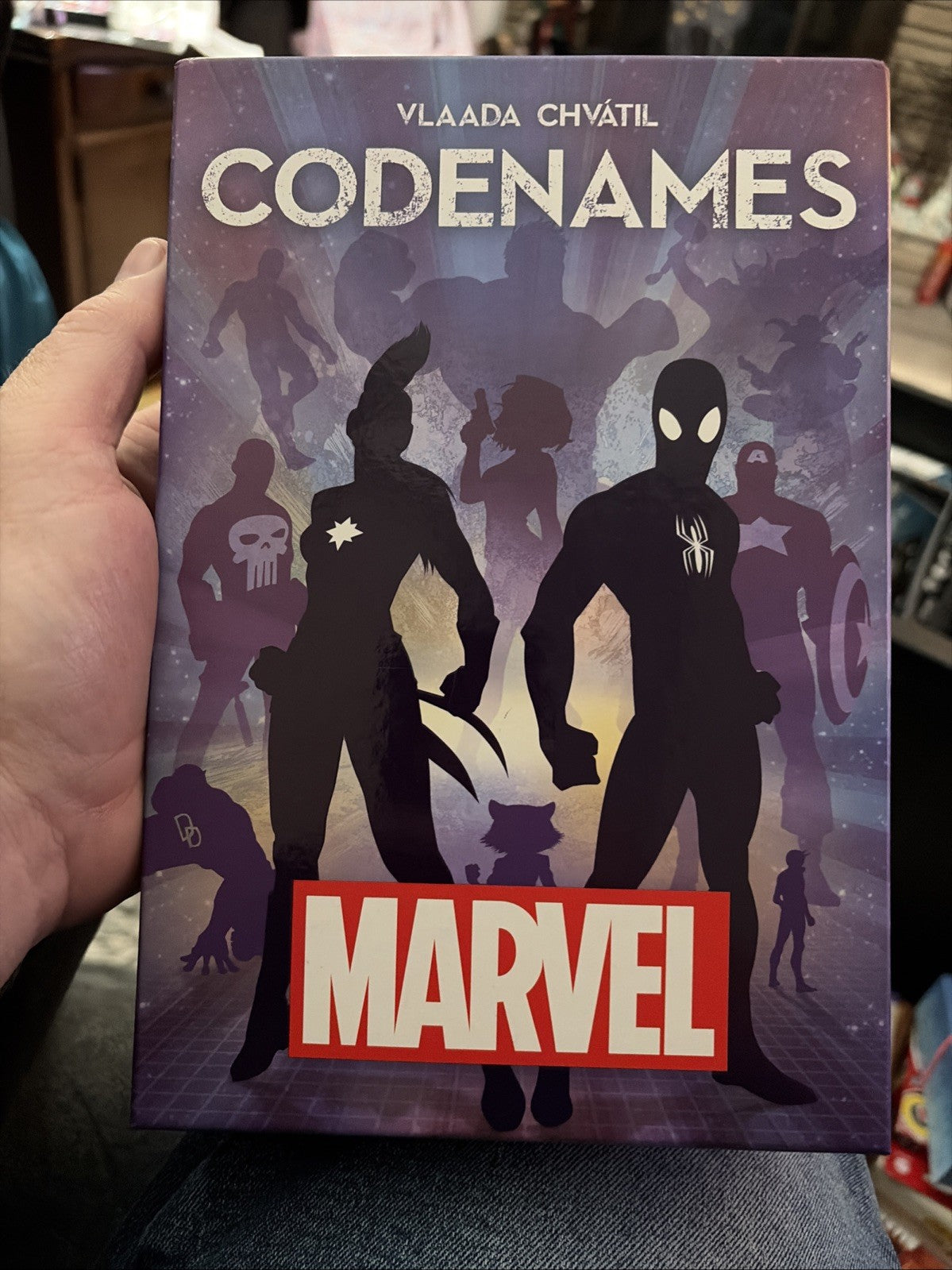 Codenames Marvel Comics Edition Board Game 100% complete open box Vlaada Chvalit