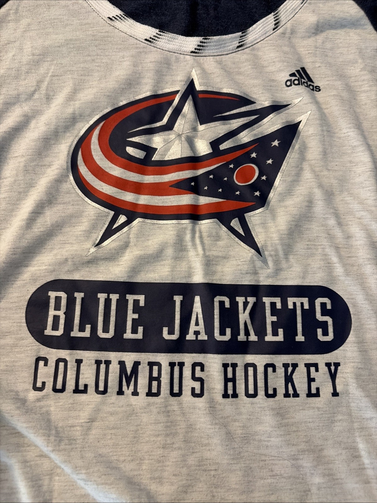Adidas Women’s Small NHL Columbus Blue Jackets Short Sleeve Shirt