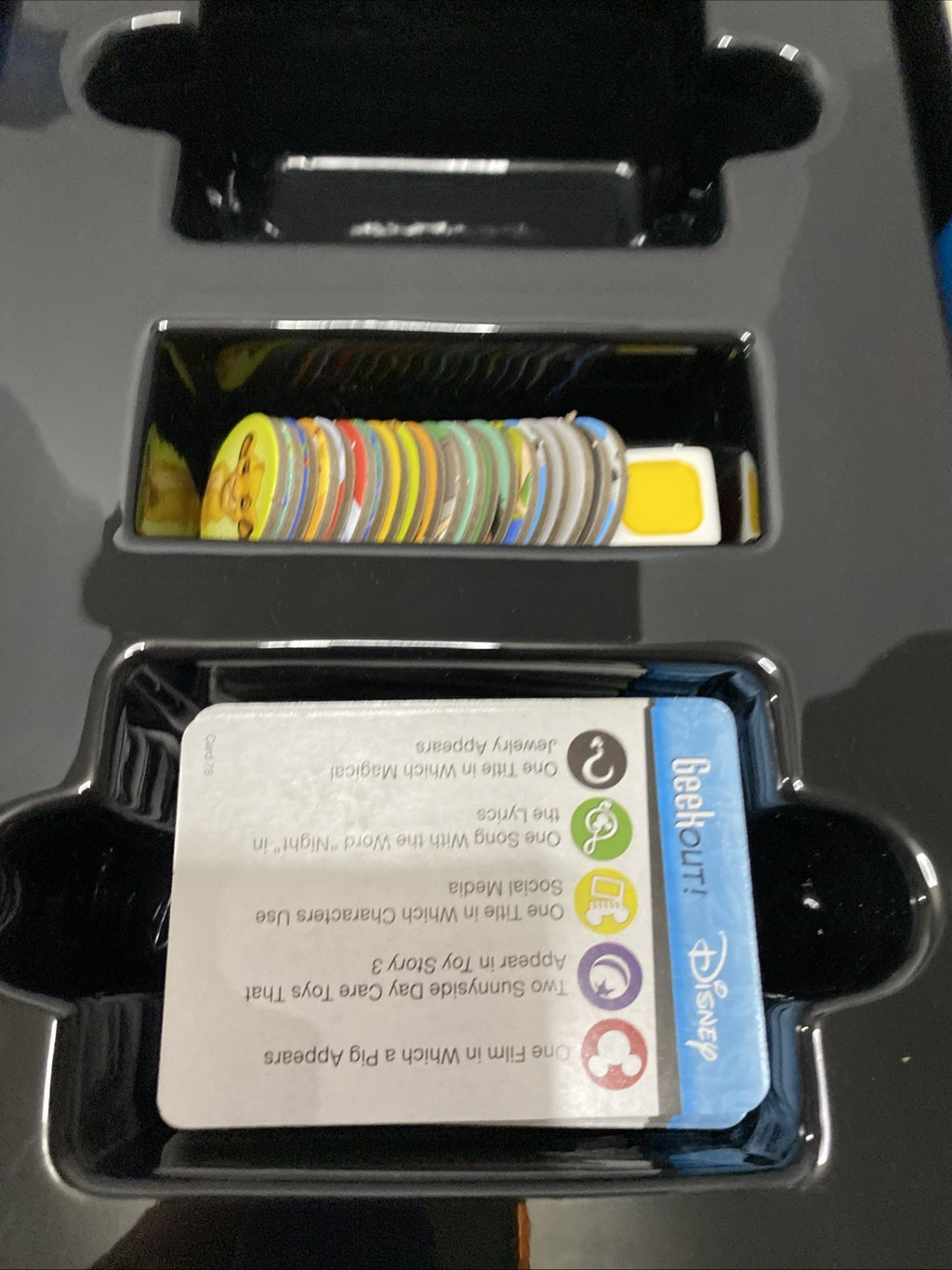 DISNEY GEEK OUT! Trivia Party Board Game Complete