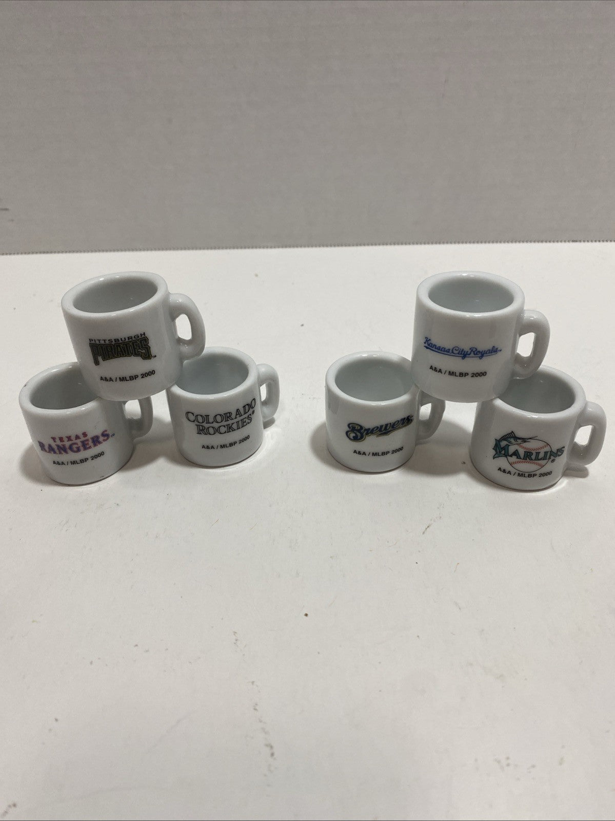 MLB Mini Cups / Mugs Vending Machine Vintage Lot of 6 See Pics