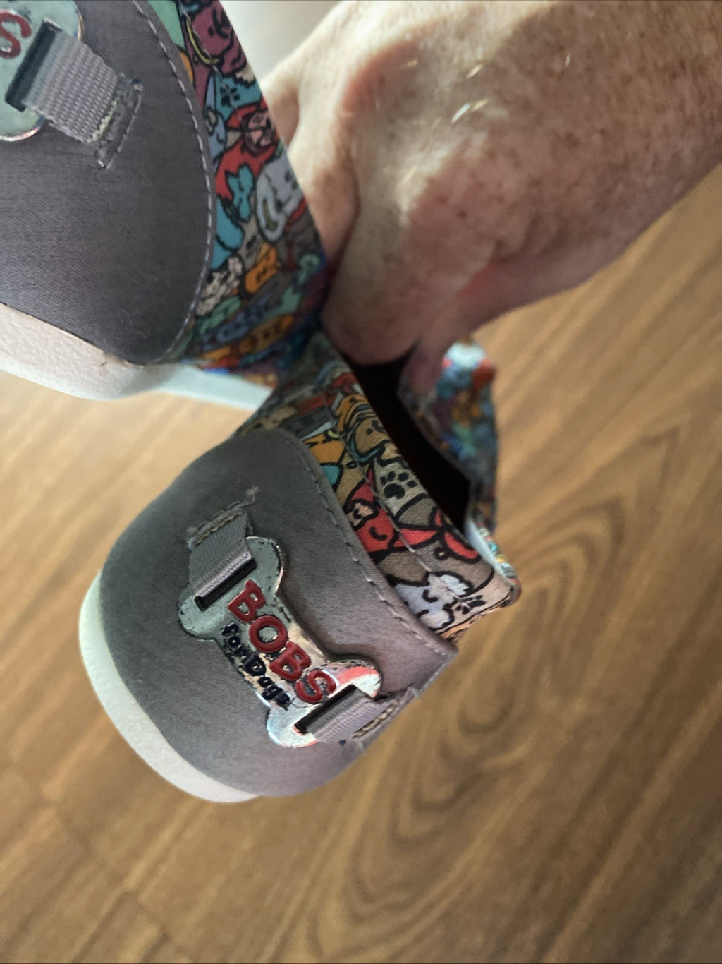 Skechers Women's BOBS for Dogs Slip On Plush Woof Dog Party Flat Women’s 5.5