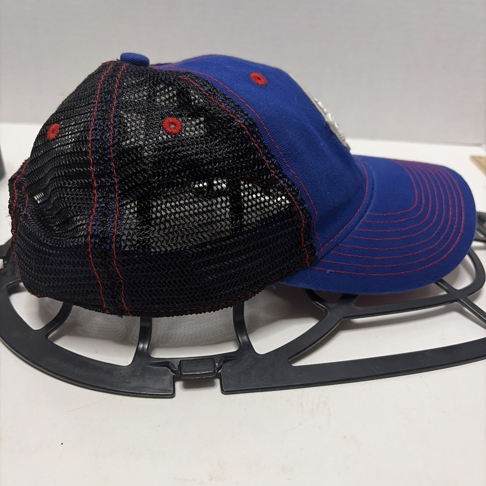 Detroit Pistons Adidas Adjustable Back Mesh Truckers Hat