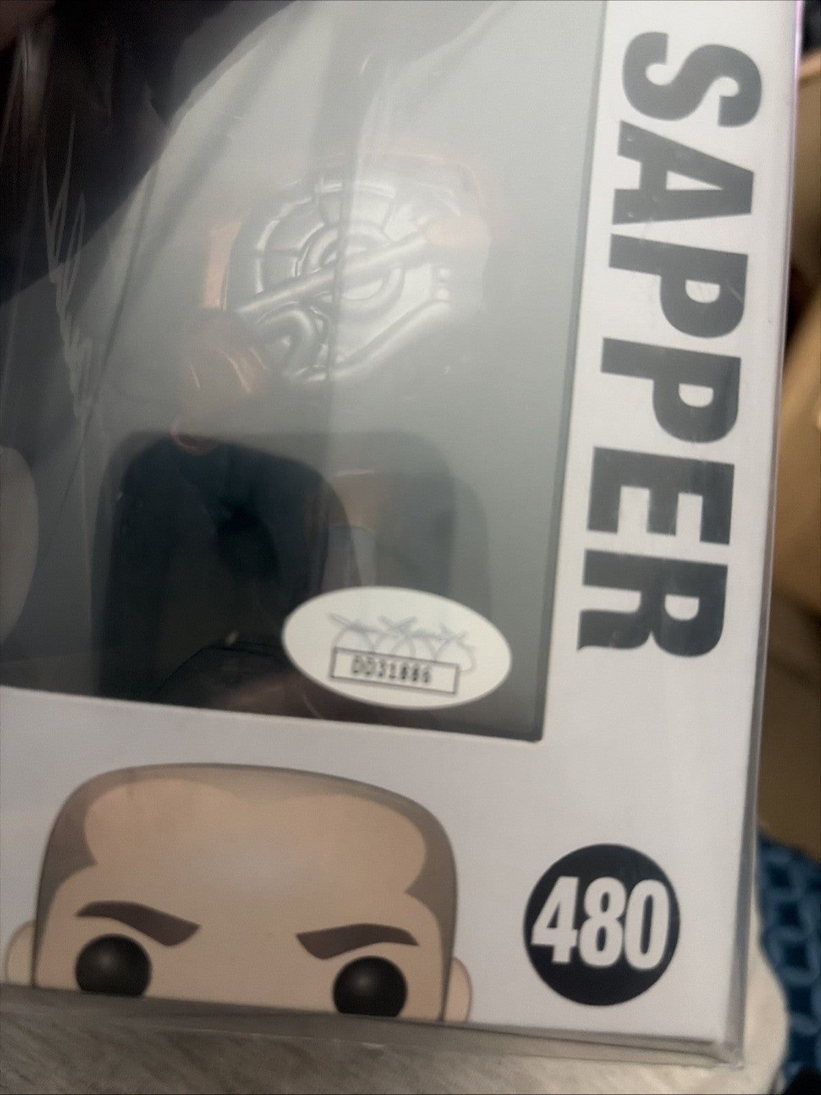 DAVE BAUTISTA SIGNED SAPPER BLADE RUNNER 2049 CHASE FUNKO POP FIGURE GOTG JSACOA