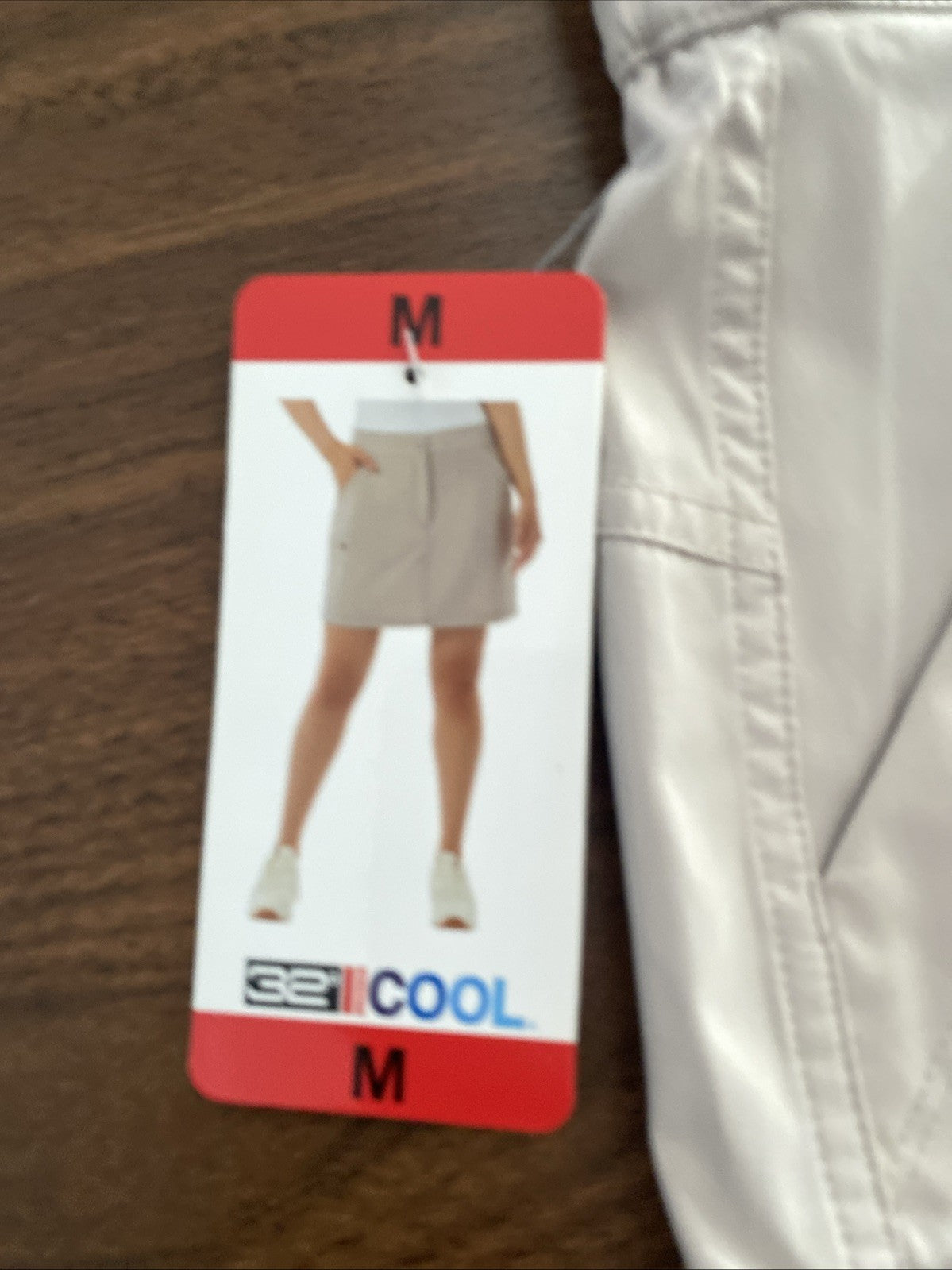 32 Degrees Cool Womens Lightweight Tech Skort Size MEDIUM Travel Summer Golf NEW