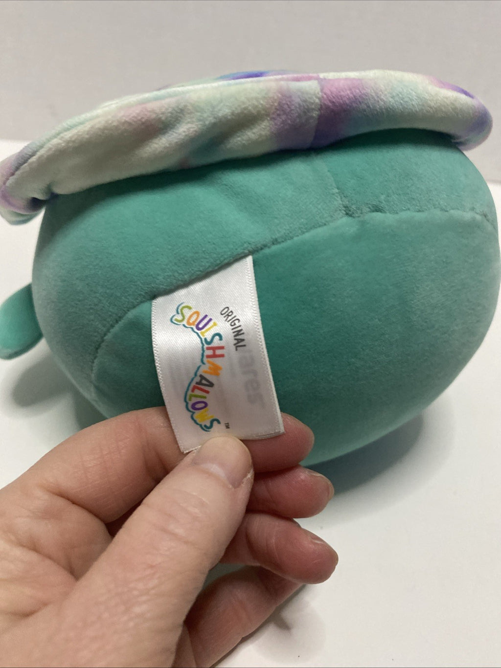 Squishmallow Turtle Sea life Plush 8” Cascade Tie Dye Shell Pastels