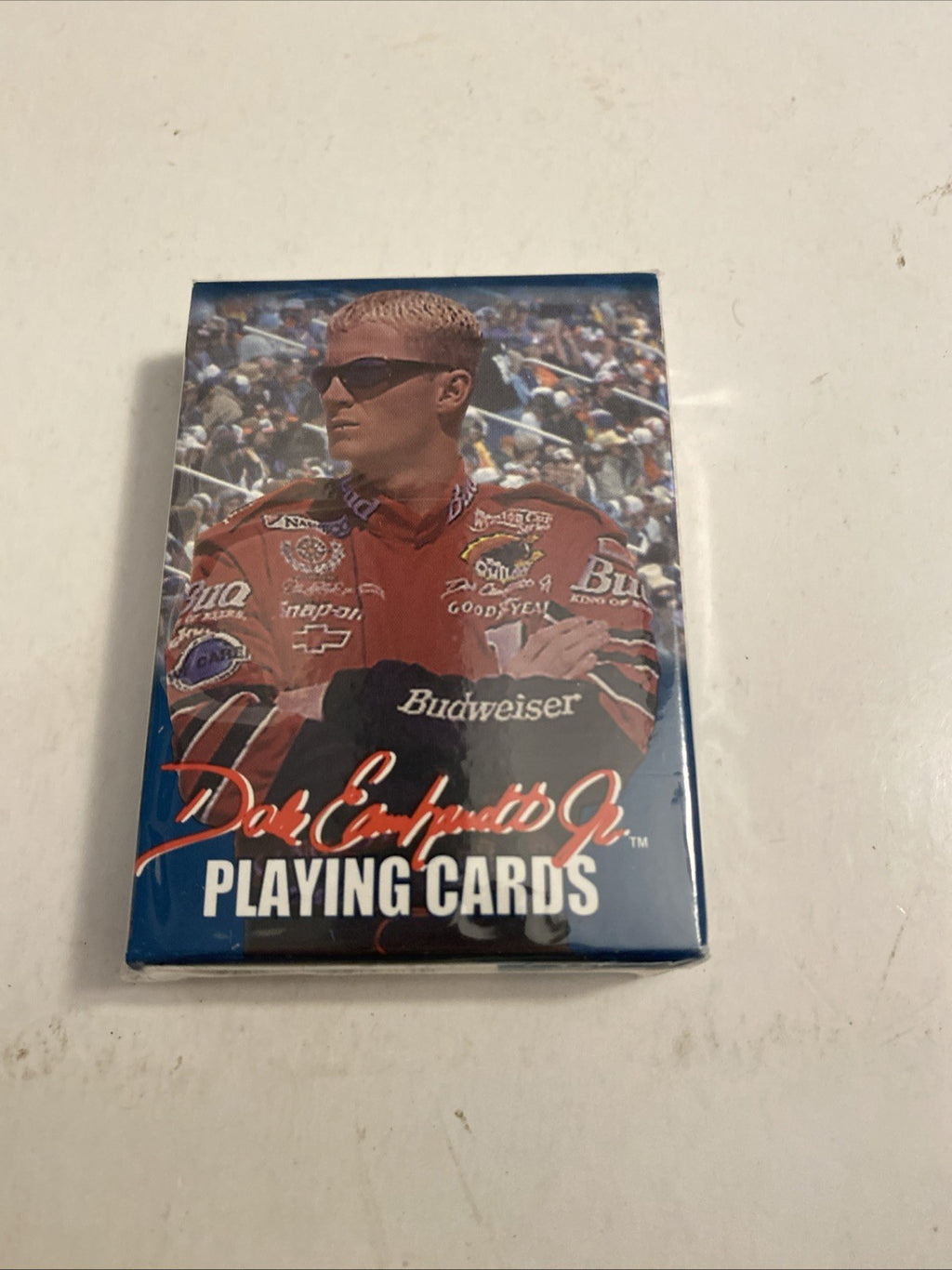 2000 Nascar Dale Earnhardt Jr #8 Embossed Metal Tin w/2 Decks Playing Cards NIB
