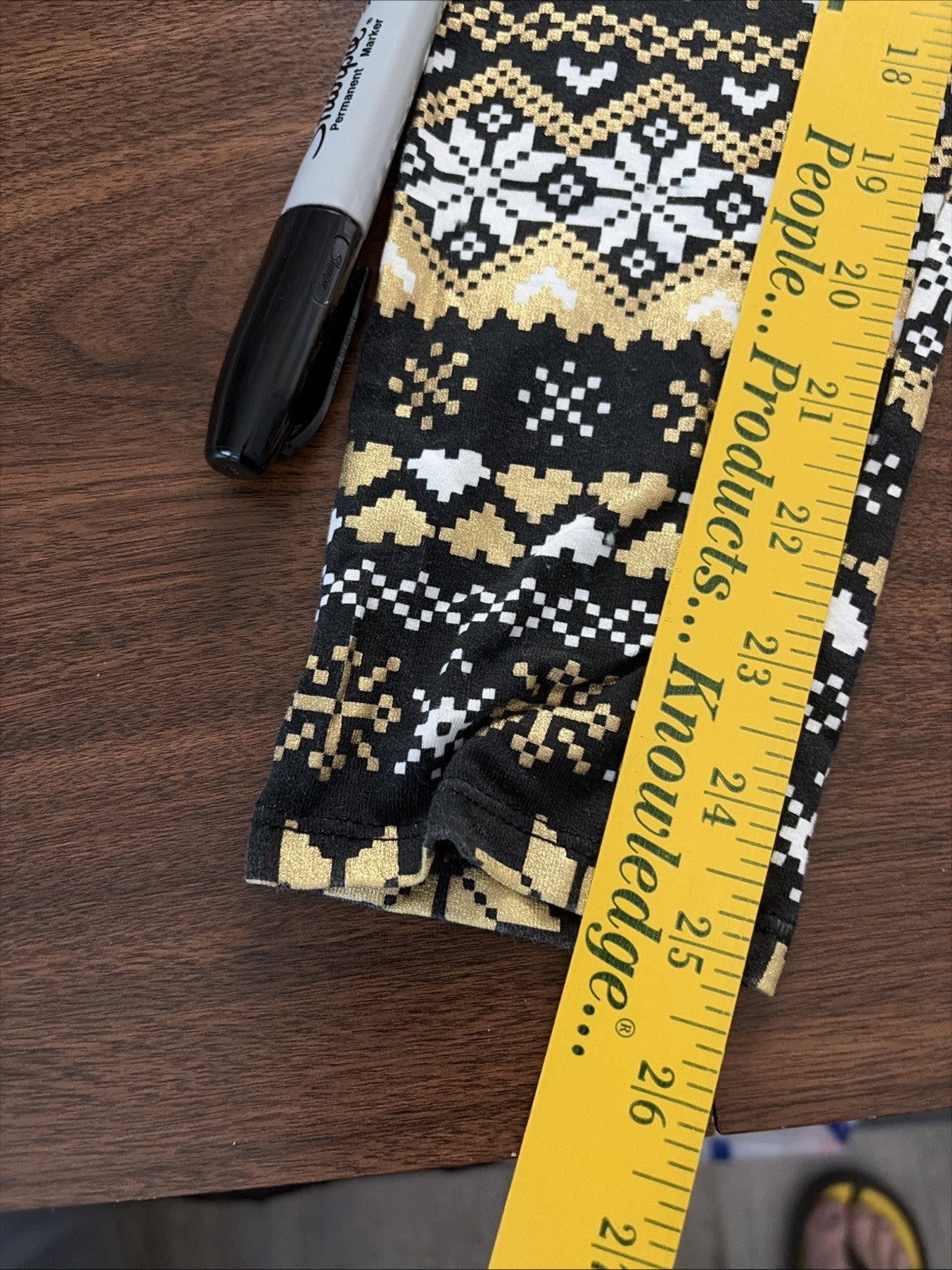 Fabkids Leggings XXL 18 Tan White Brown