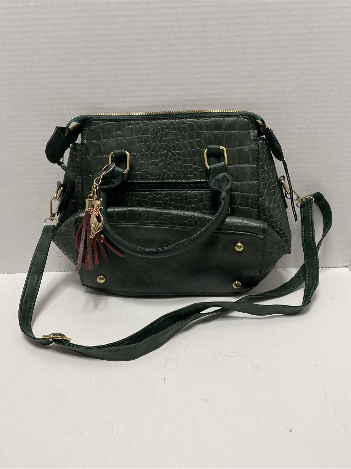 Women's Girl Faux Leather Shoulder Bag Tote Handbag Crossbody Satchel Purse Bag