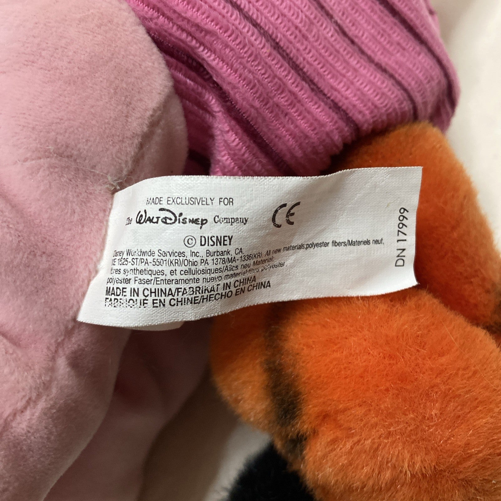 Disney Store Plush Tigger Piglet Costume Pumpkin - Vintage