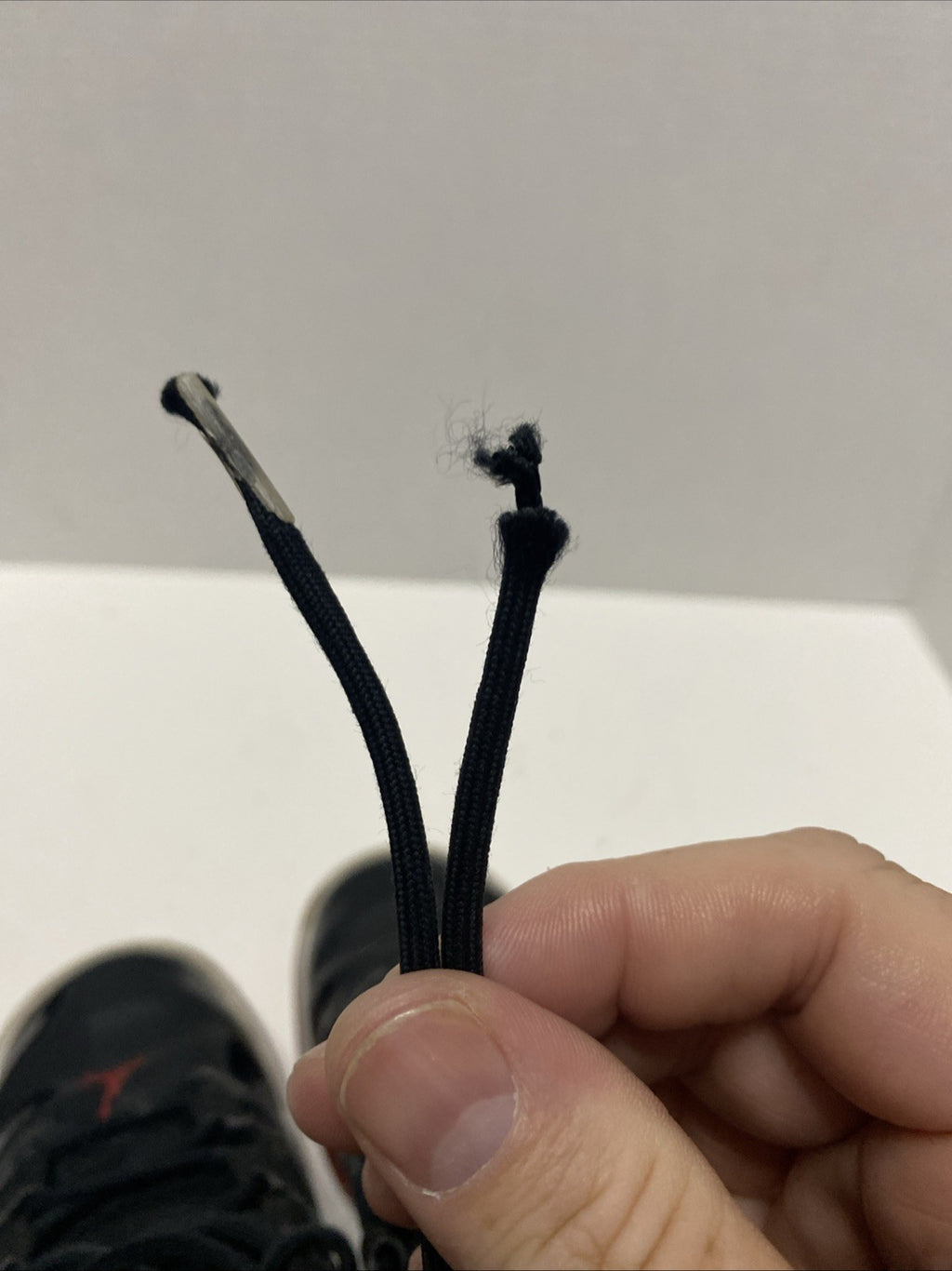 Size 6 - Jordan Max Aura Black Needs New Laces