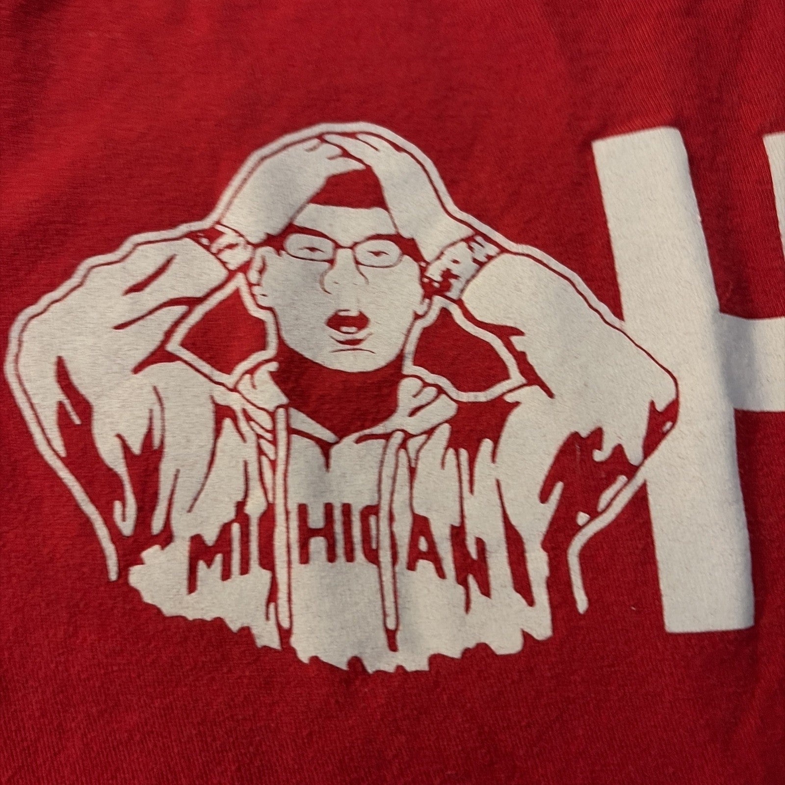Ohio State University Ohio Upset Michigan Large T-Shirt Red Men’s Large