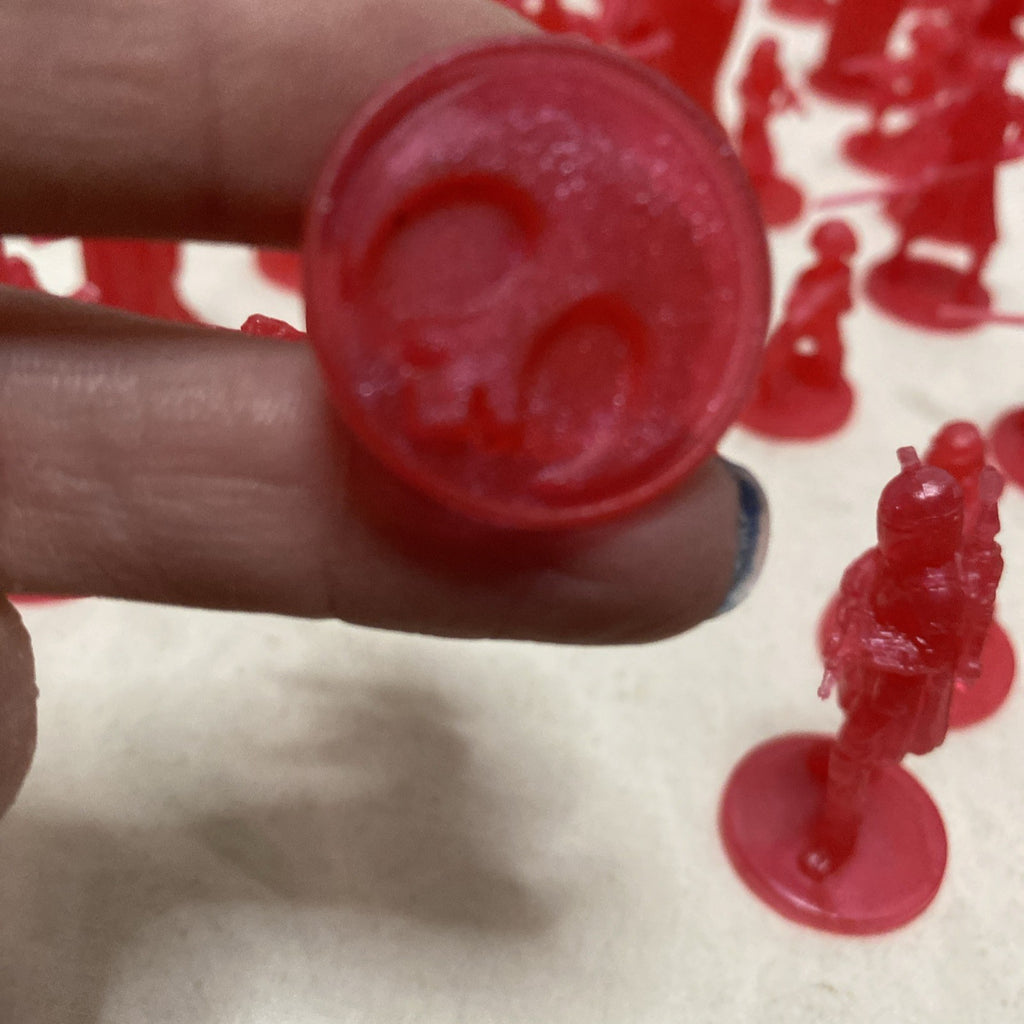 72 Star Wars Loose Hologram Red Blue Mini Figures - Star Wars Saga 2006-2007
