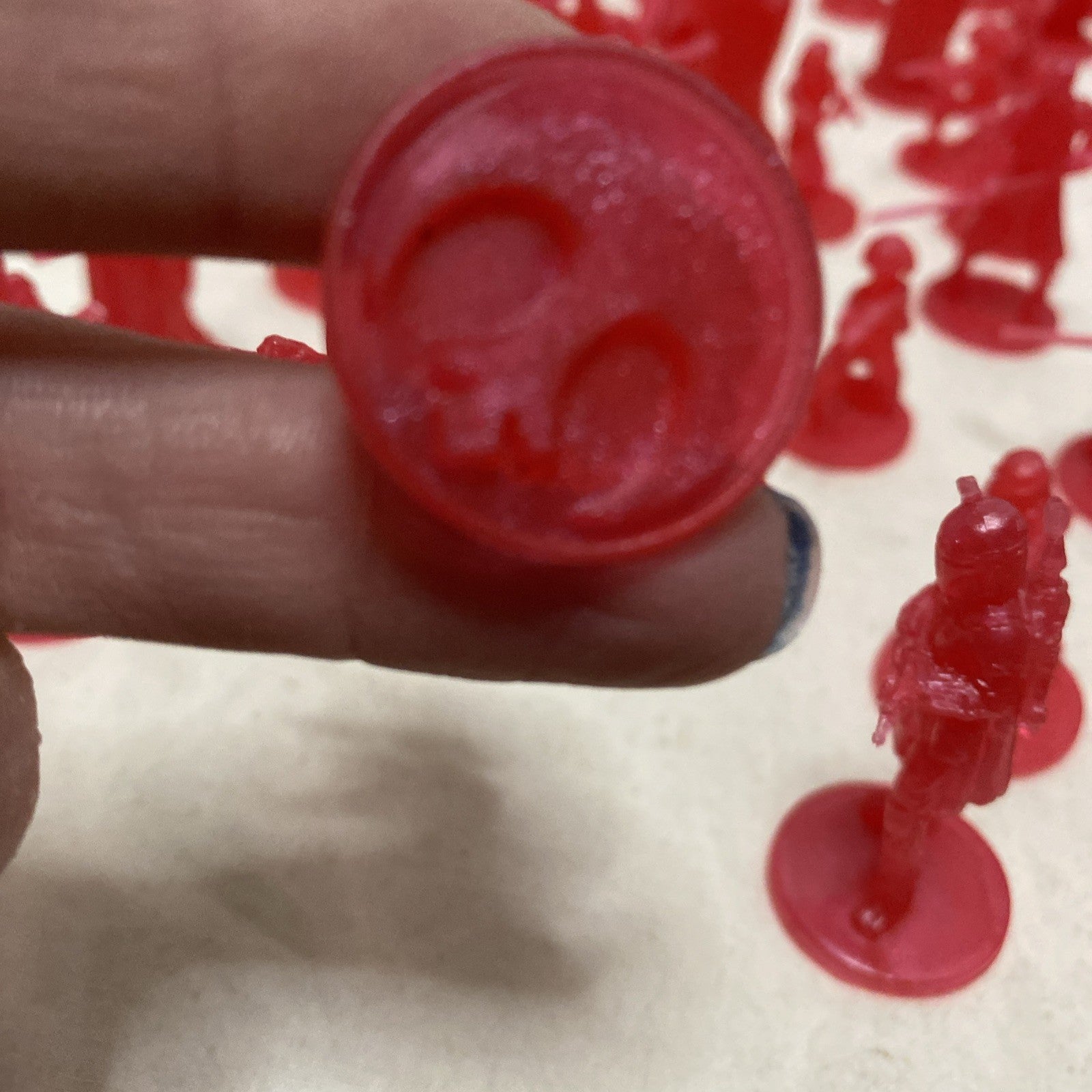 72 Star Wars Loose Hologram Red Blue Mini Figures - Star Wars Saga 2006-2007