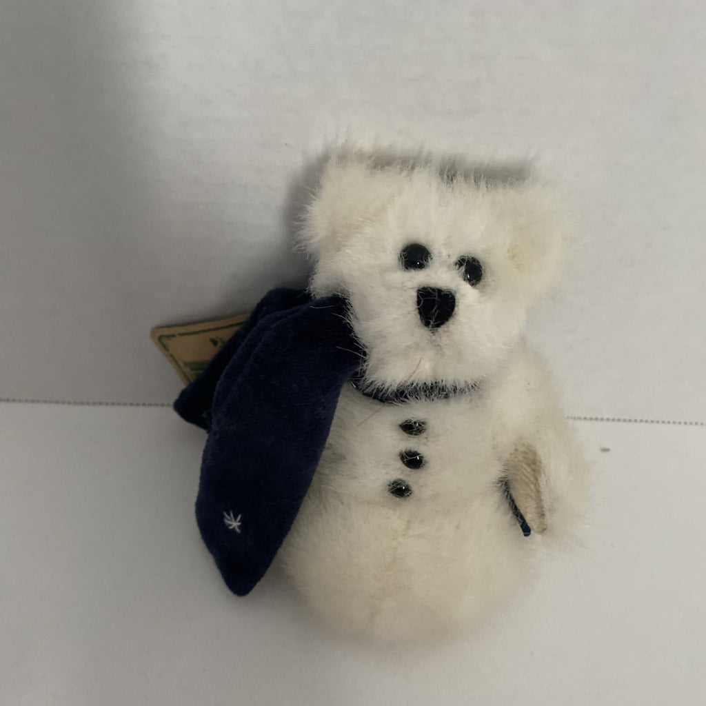 Boyds Bears The Archive Collection Snow Bear 1998 Mini Plush Ornament 5 Inch